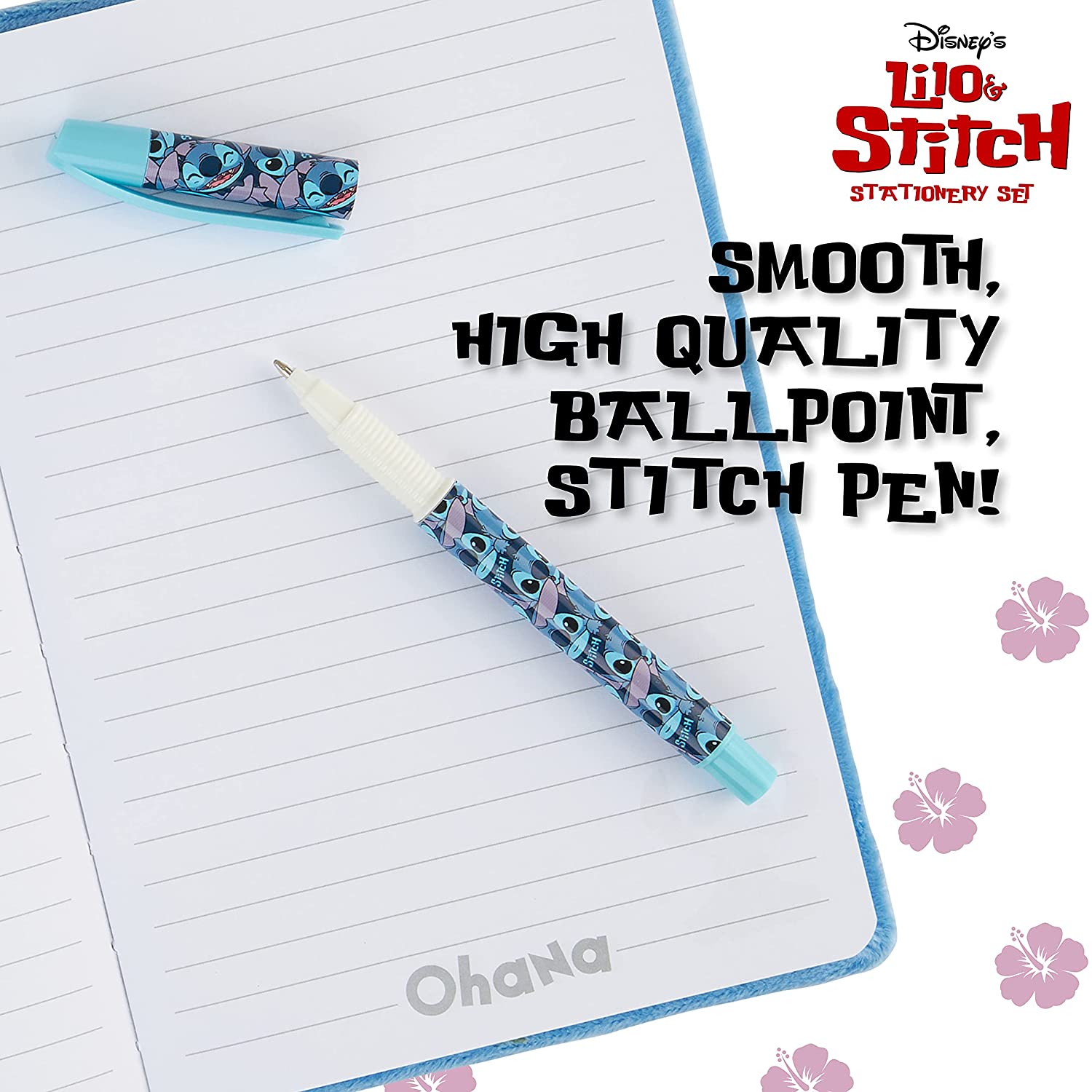 Disney Stitch Stationery Set, Cute School Supplies for Girls, Officially  Licensed Stitch School Supplies Including Stitch Pens, Stitch Notebook
