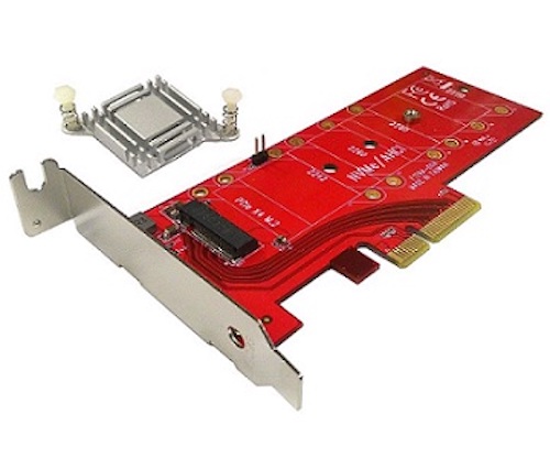 Lycom DT-129A, PCIe 3.0 x4 Carrier Adapter for M.2 NVMe 110mm High ...