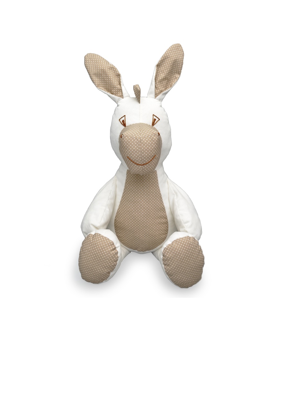 Cuddly Donkey, Soft Toy with Rattle 35cm eBay
