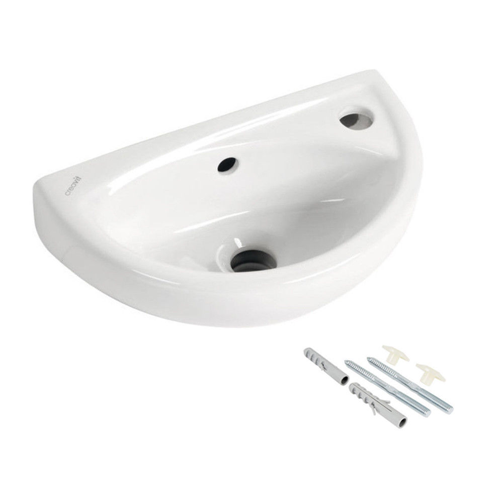 Small Compact Bathroom Cloakroom Wash Basin Sink Mixer Tap Bottle Trap Waste image 4