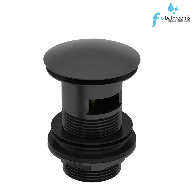 Matt Black Adjustable Bottle Trap and Slotted Basin Waste -  32mm