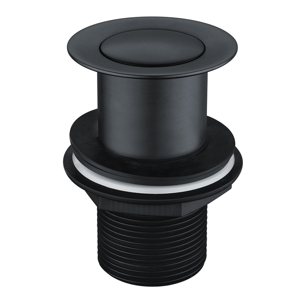 Bottle Trap adjustable including Basin Clicker Waste (UNSLOTTED) Black Modern image 6