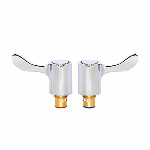 Basin Lever Tap Replacement Heads Handle Conversion Kit - H&C Pair 1/4 Turn TCK3 image 4
