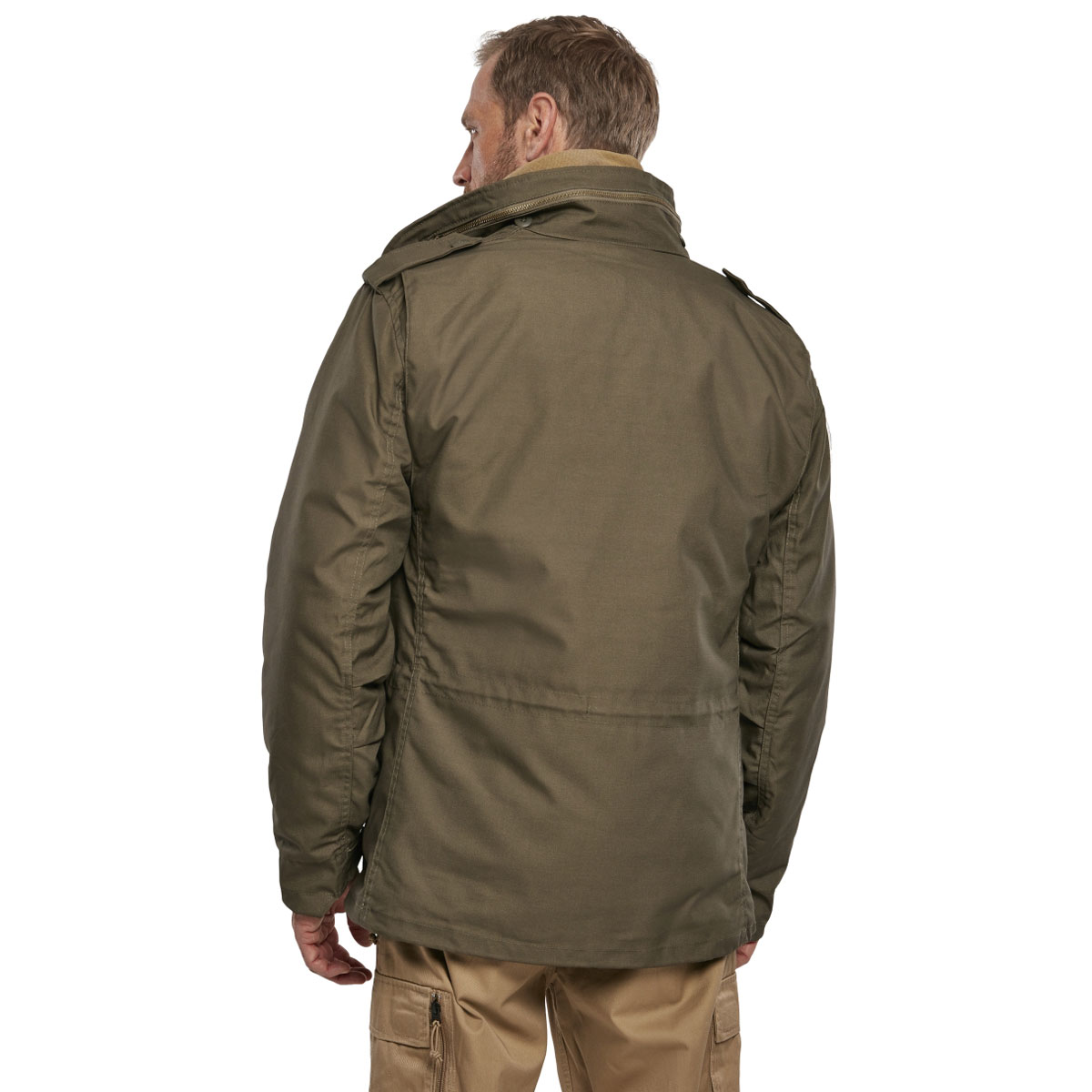Brandit Mens Classic M65 Field Jacket Removable Quilted Liner Military Army Coat - Picture 11 of 19