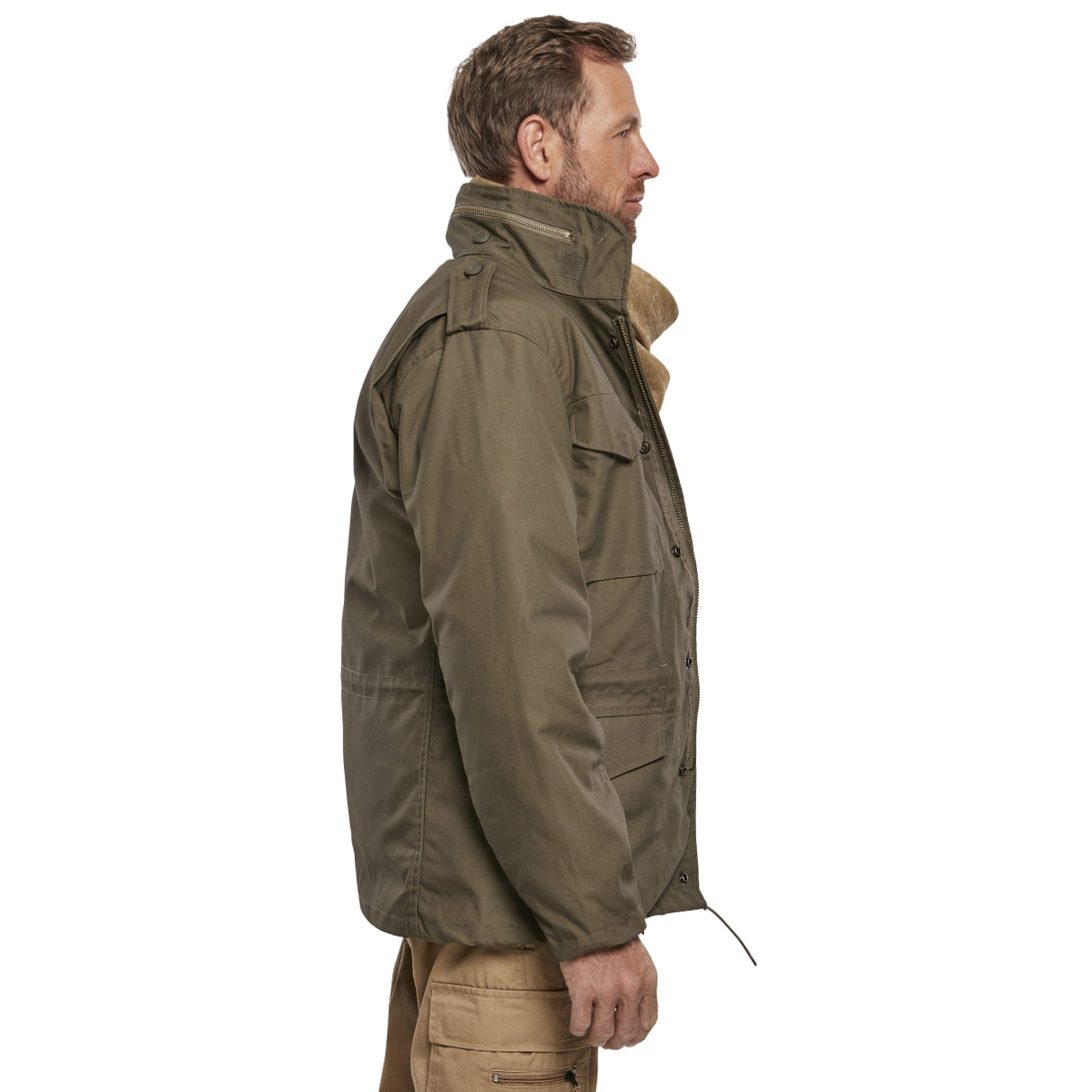 Brandit Mens Classic M65 Field Jacket Removable Quilted Liner Military Army Coat - Picture 12 of 19