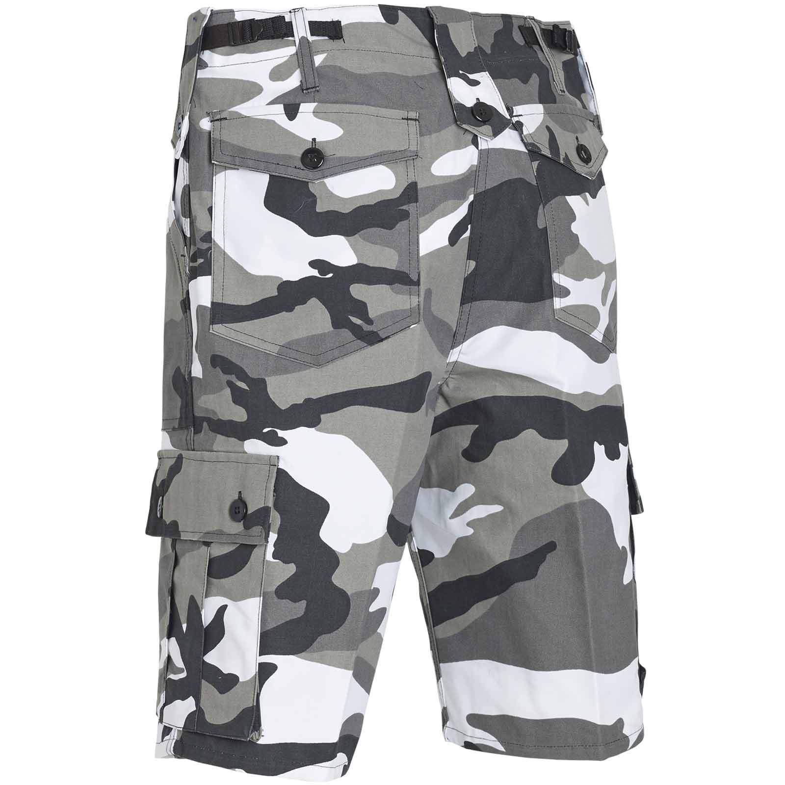 Mens Military Lightweight Combat Cargo Shorts Camouflage Army Casual Work - Picture 11 of 13