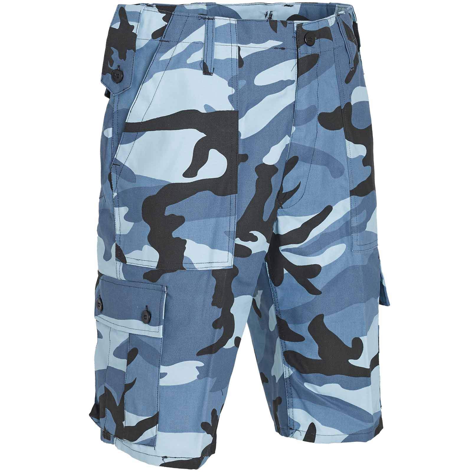 Mens Military Lightweight Combat Cargo Shorts Camouflage Army Casual Work - Picture 7 of 13