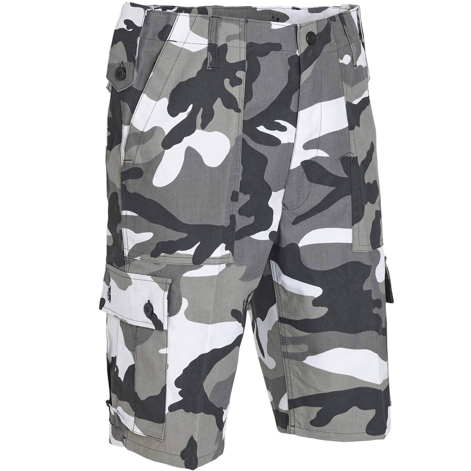 Mens Military Lightweight Combat Cargo Shorts Camouflage Army Casual Work - Picture 10 of 13