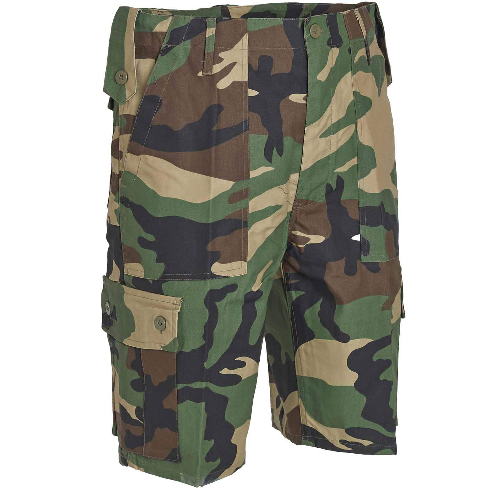 Mens Military Lightweight Combat Cargo Shorts Camouflage Army Casual Work - Picture 12 of 13