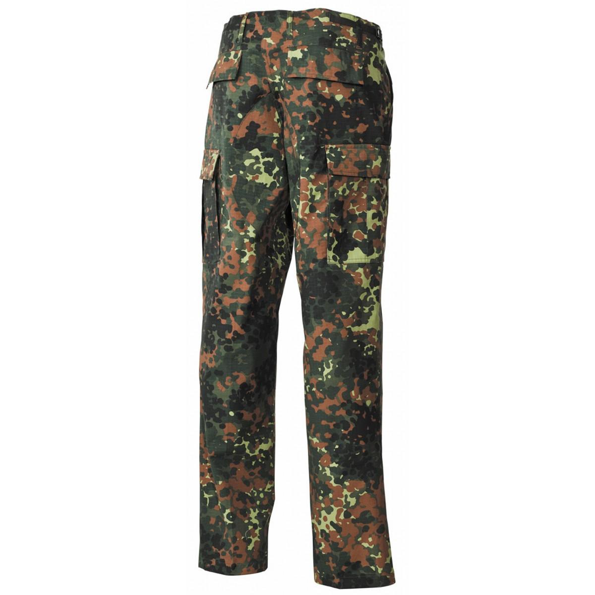 MFH Ripstop BDU Combat Trousers Military Tactical Airsoft Security Work Pants - Picture 21 of 22