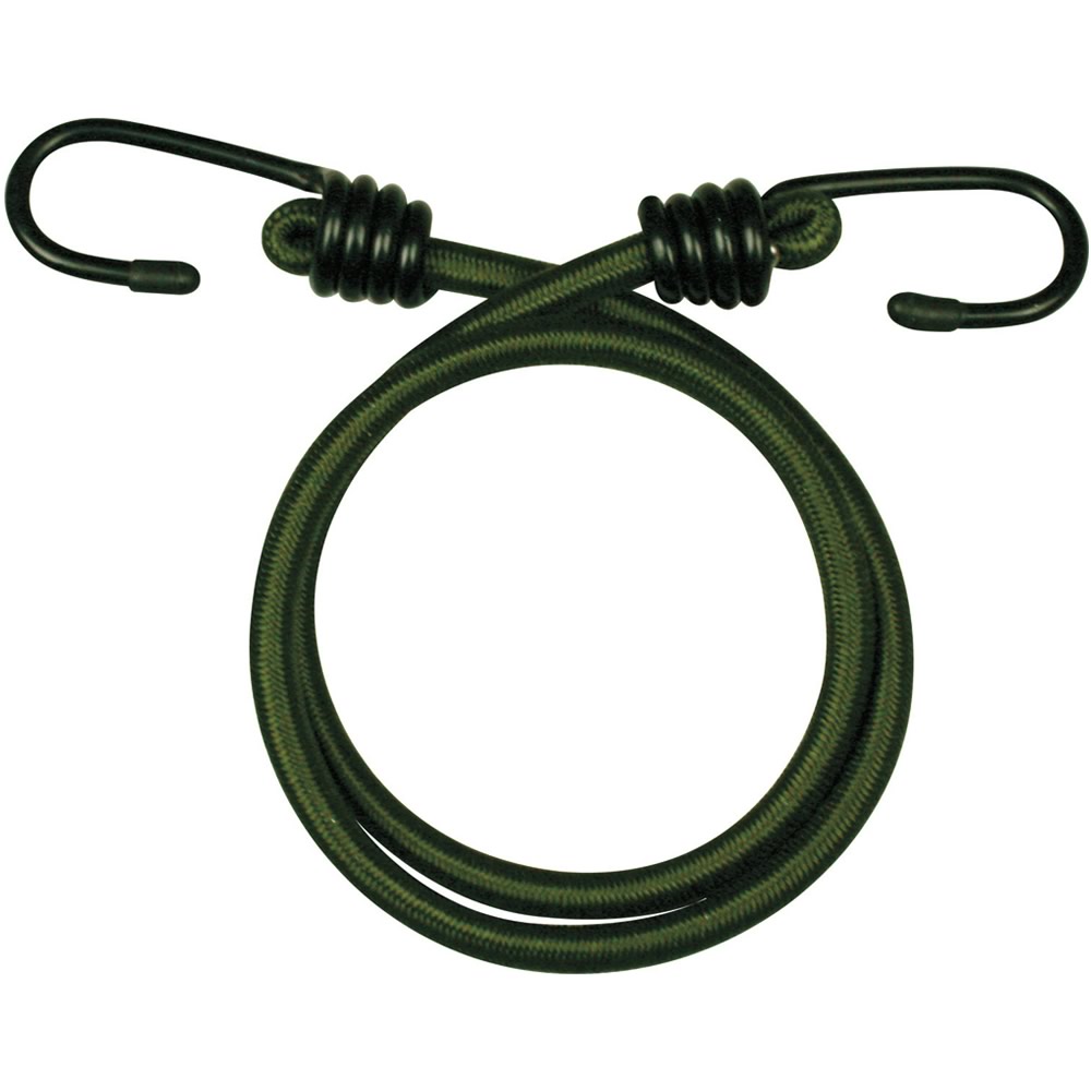 Elasticated Bungee Cords x 10 Military Bungees Army Basha Straps 12" 18" 30" 8mm - Picture 3 of 4
