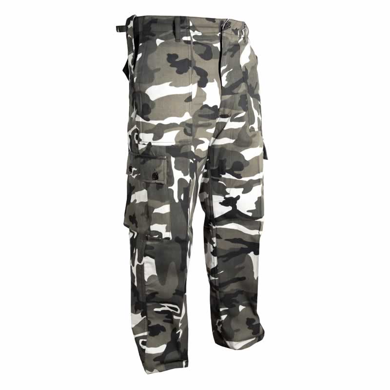 Mens Army Military Cargo Combat Trousers Camo Camouflage Pants Airsoft ...