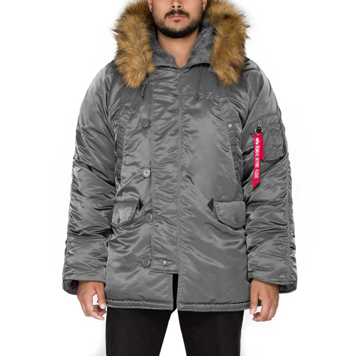 Alpha Industries N-3B Parka Extreme Cold Weather Winter Hooded Jacket