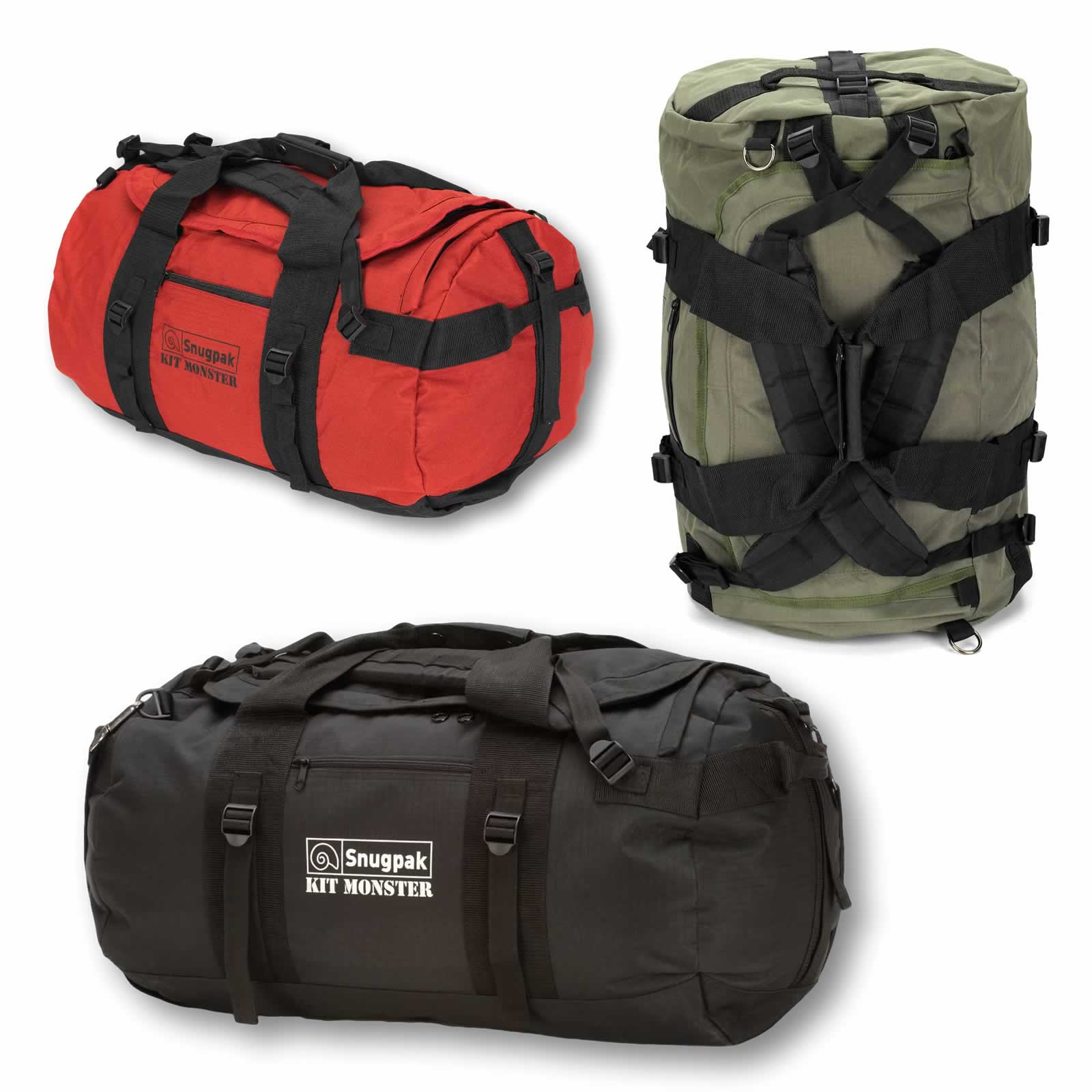 Snugpak Kit Monster 65 Litre Army Military Holdall Rucksack Duffle Travel Bag | eBay