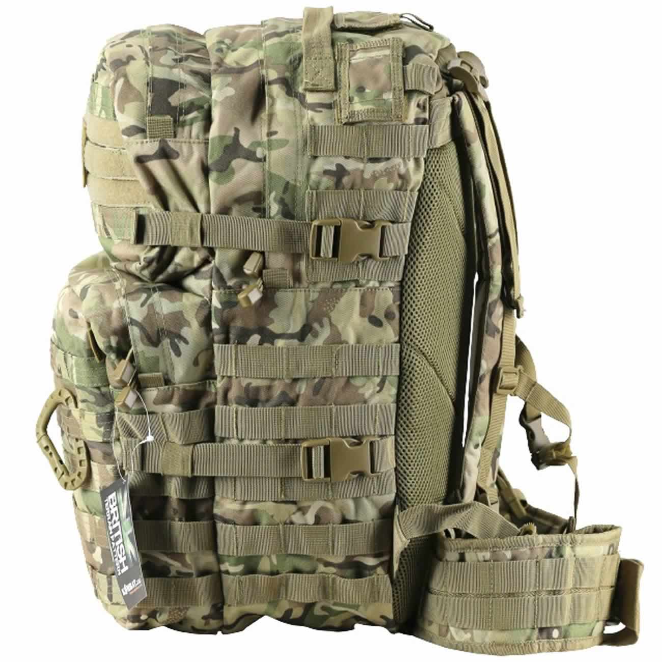 Molle Assault Pack 40L Military Army Rucksack Backpack MTP Style Camo ...