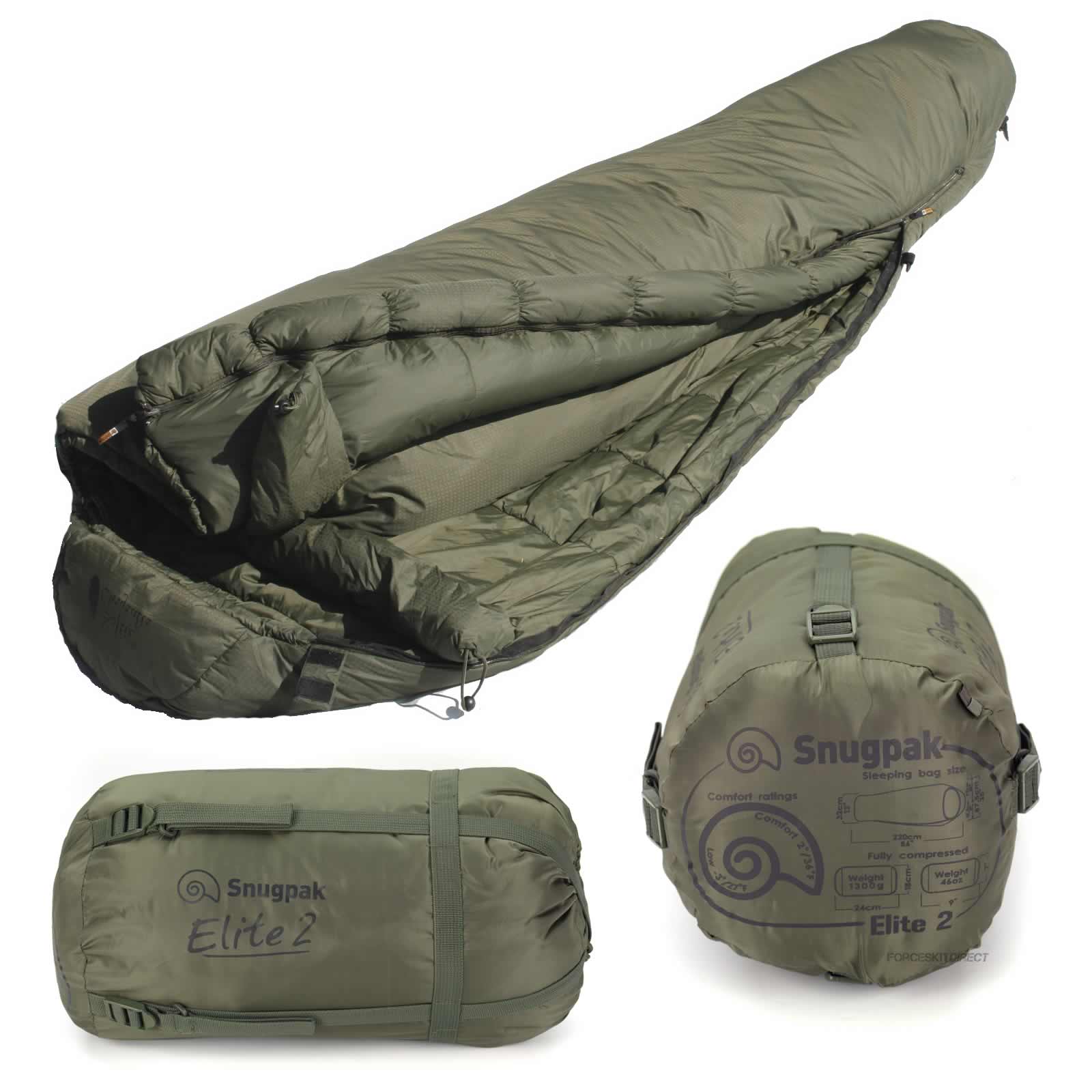 Snugpak Softie Elite 2 Military Army Sleeping Bag Olive Green Lightweight 8211650510135 | eBay