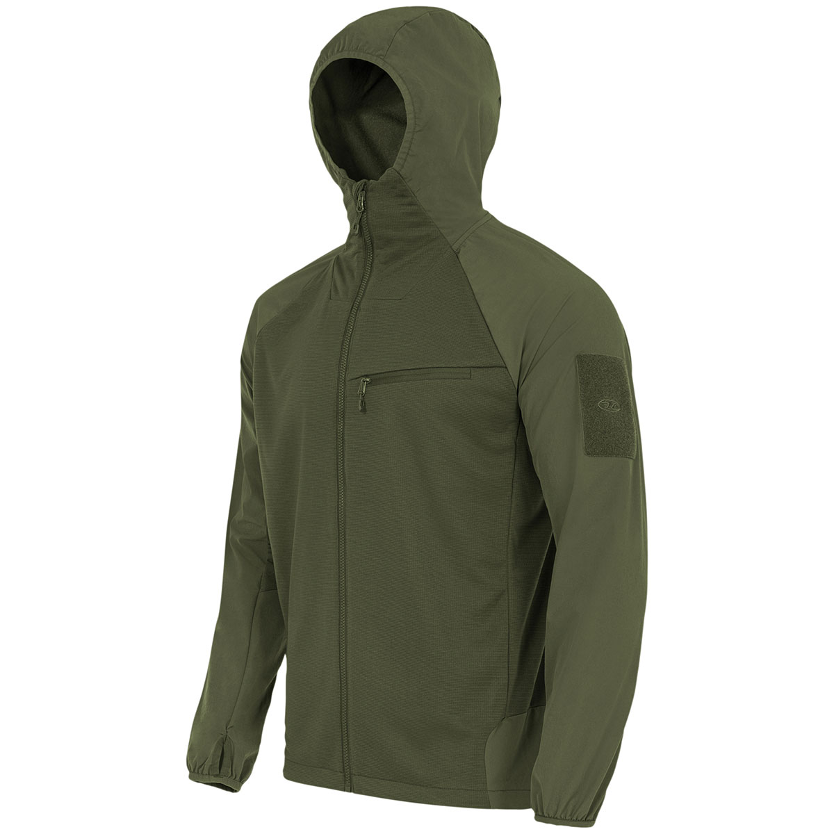 Highlander Hirta Hybrid Tactical Zip Fleece Hoodie Thermal Jacket Windproof