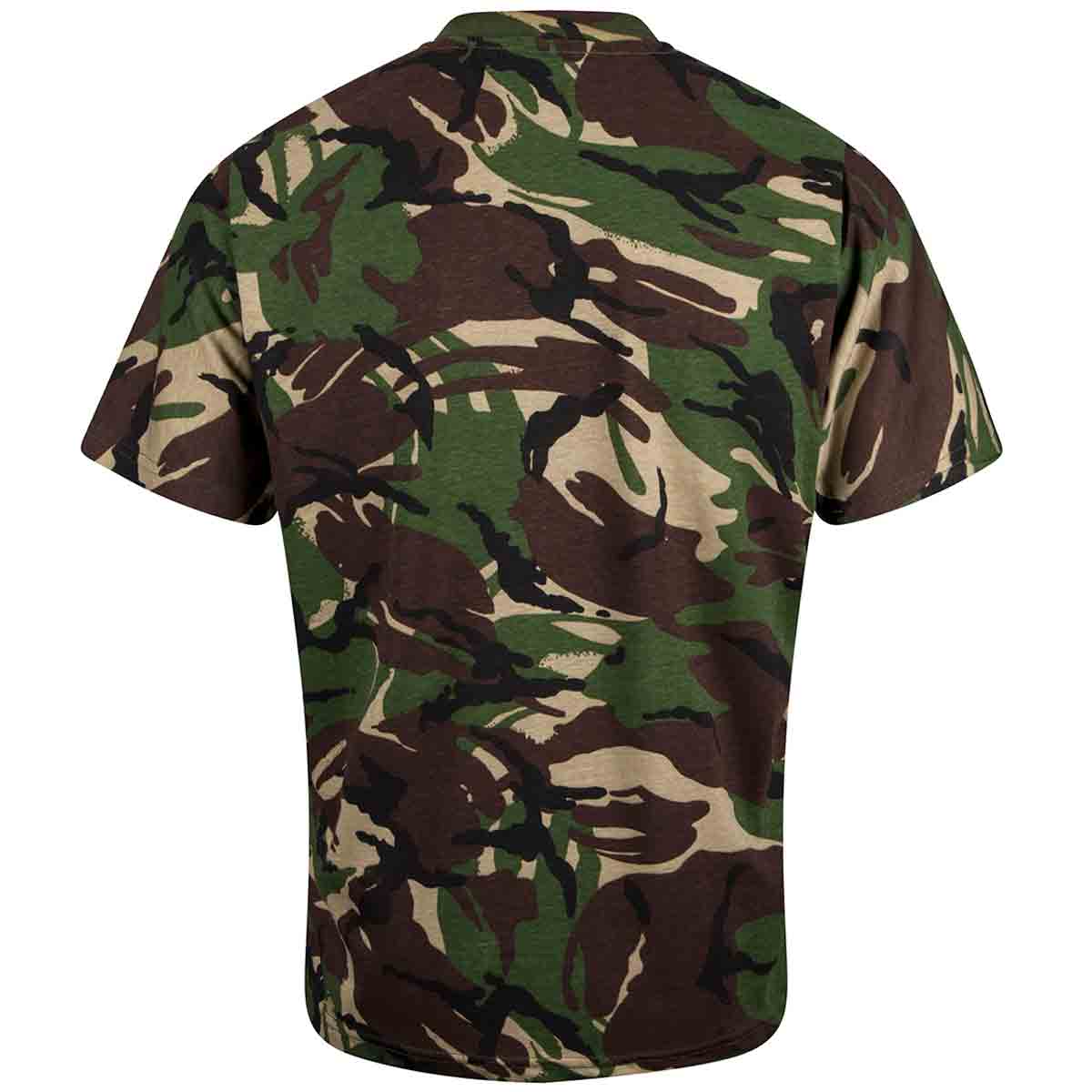 Mens Short Sleeved T-Shirt BTP DPM Camouflage Polycotton Military Cadet ...
