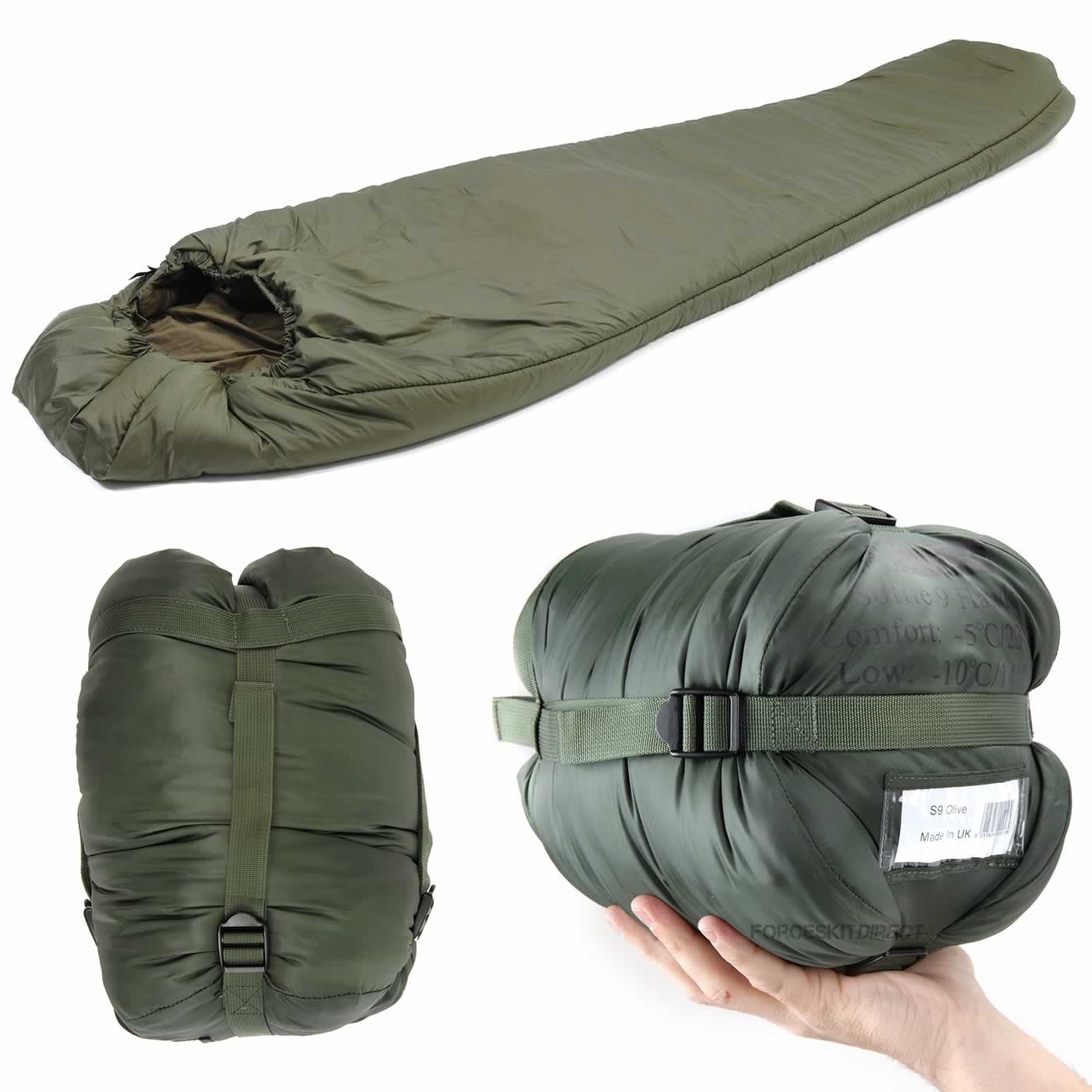 Snugpak Softie 9 Hawk Military Army Sleeping Bag Compact Adult Travel ...