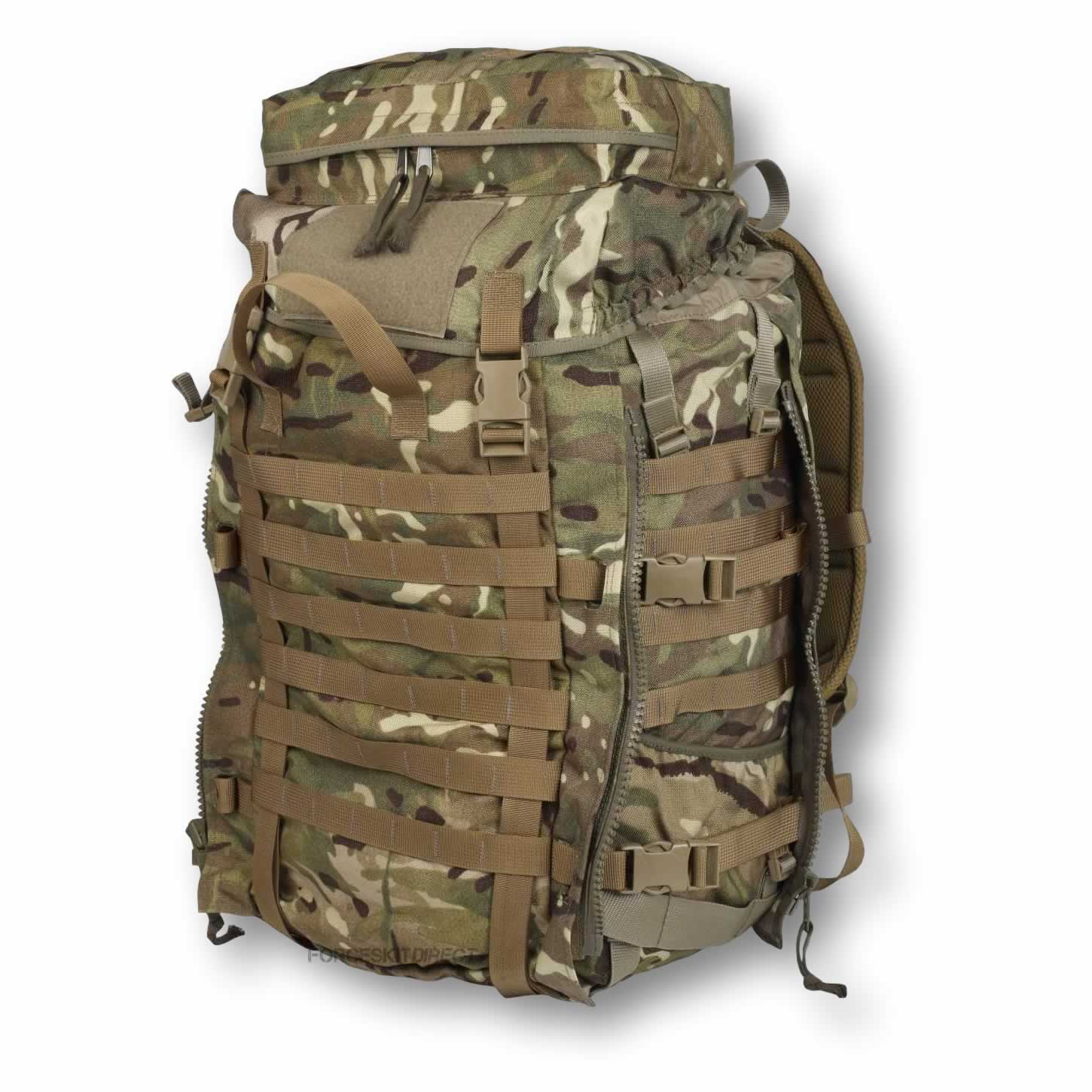 British Army MTP Bergen 45 Litre Molle Military Rucksack MADE IN