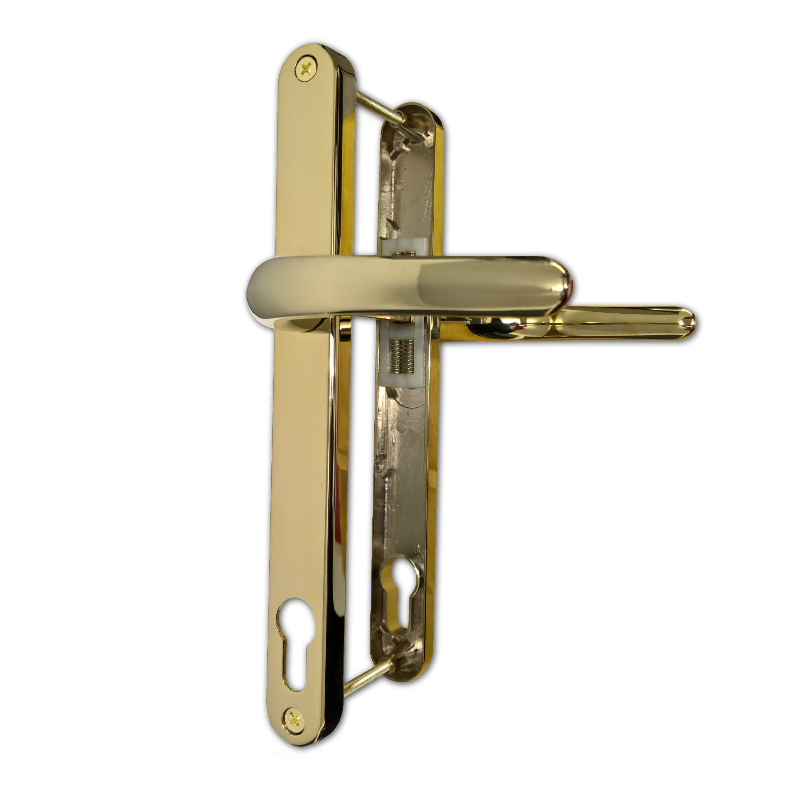 UPVC Millenco Double Glazing 117pz Door Handle Sprung Pair 235mm Set