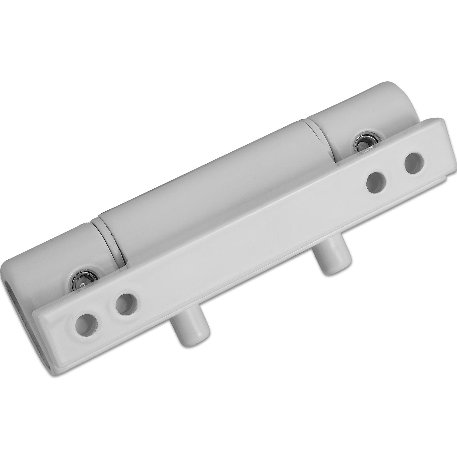 Mila Upvc Door Butt Hinge White Mm Double Glazing Adjustable Hinge