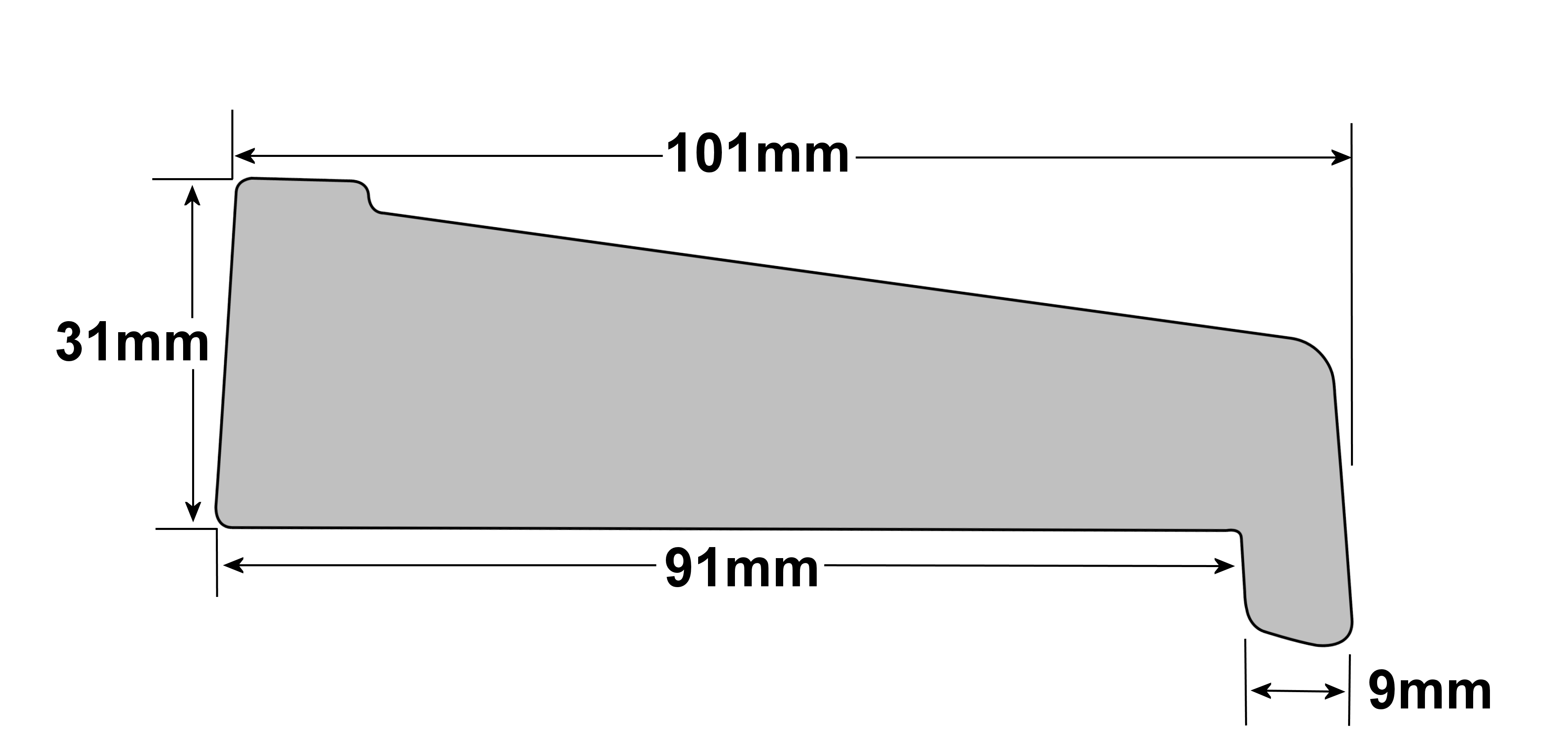 UPVC Window Cill / Sill End Caps (All Colours) eBay