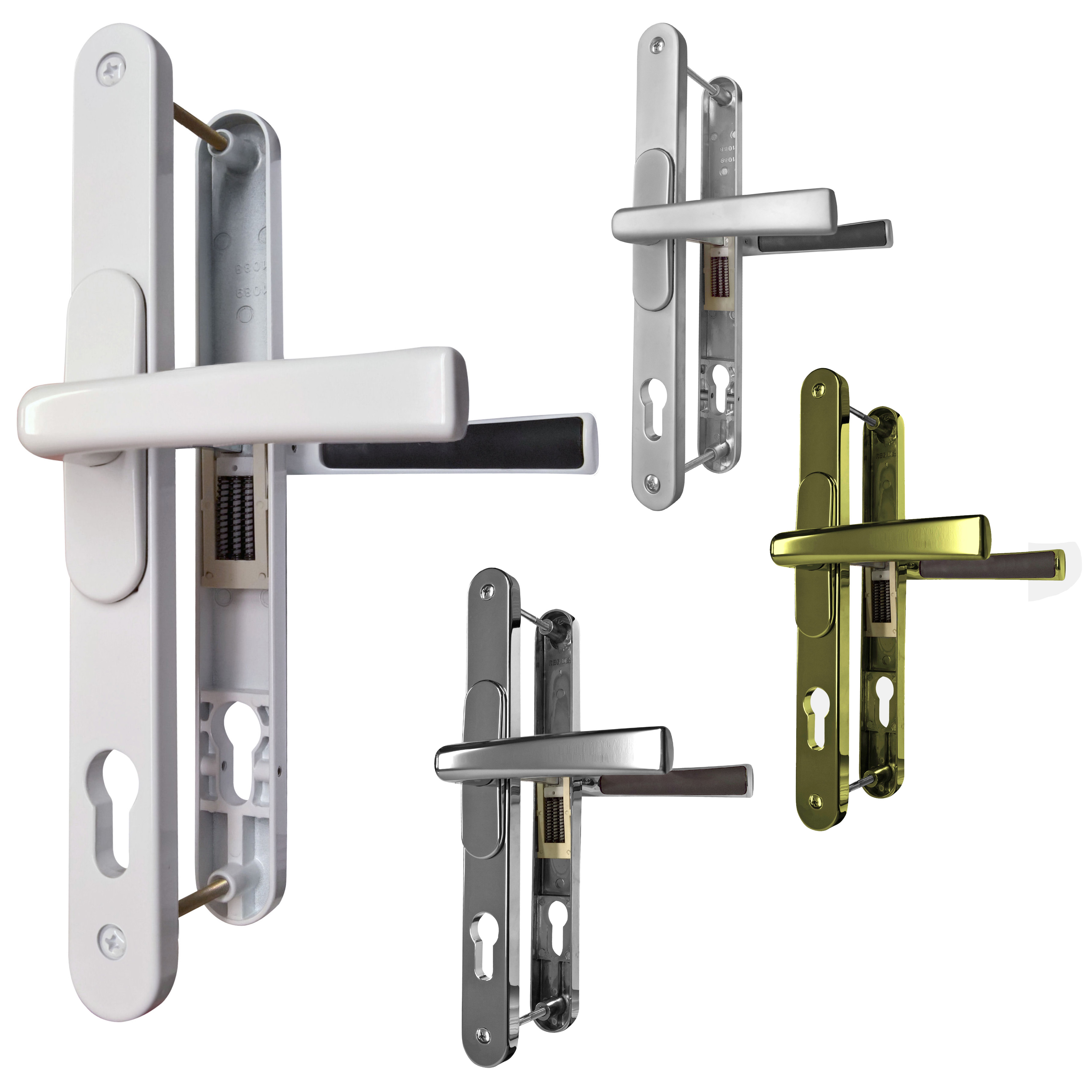 Universal Adjustable Repair Door Handle uPVC Repairs 92mm 68mm 62mm