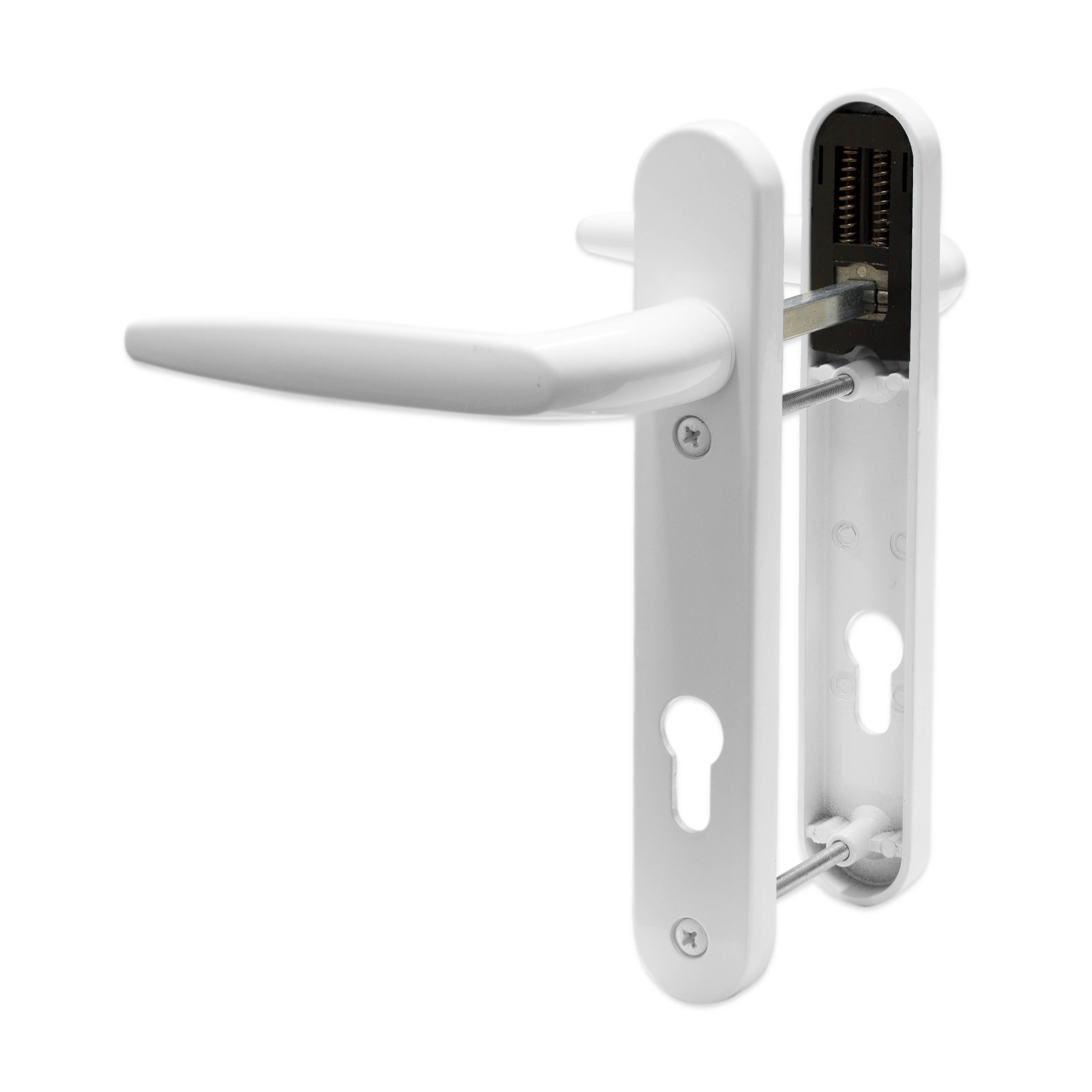 UPVC Double Glazing Trojan 92PZ Sprung Patio Door Handle Set PVC 122mm