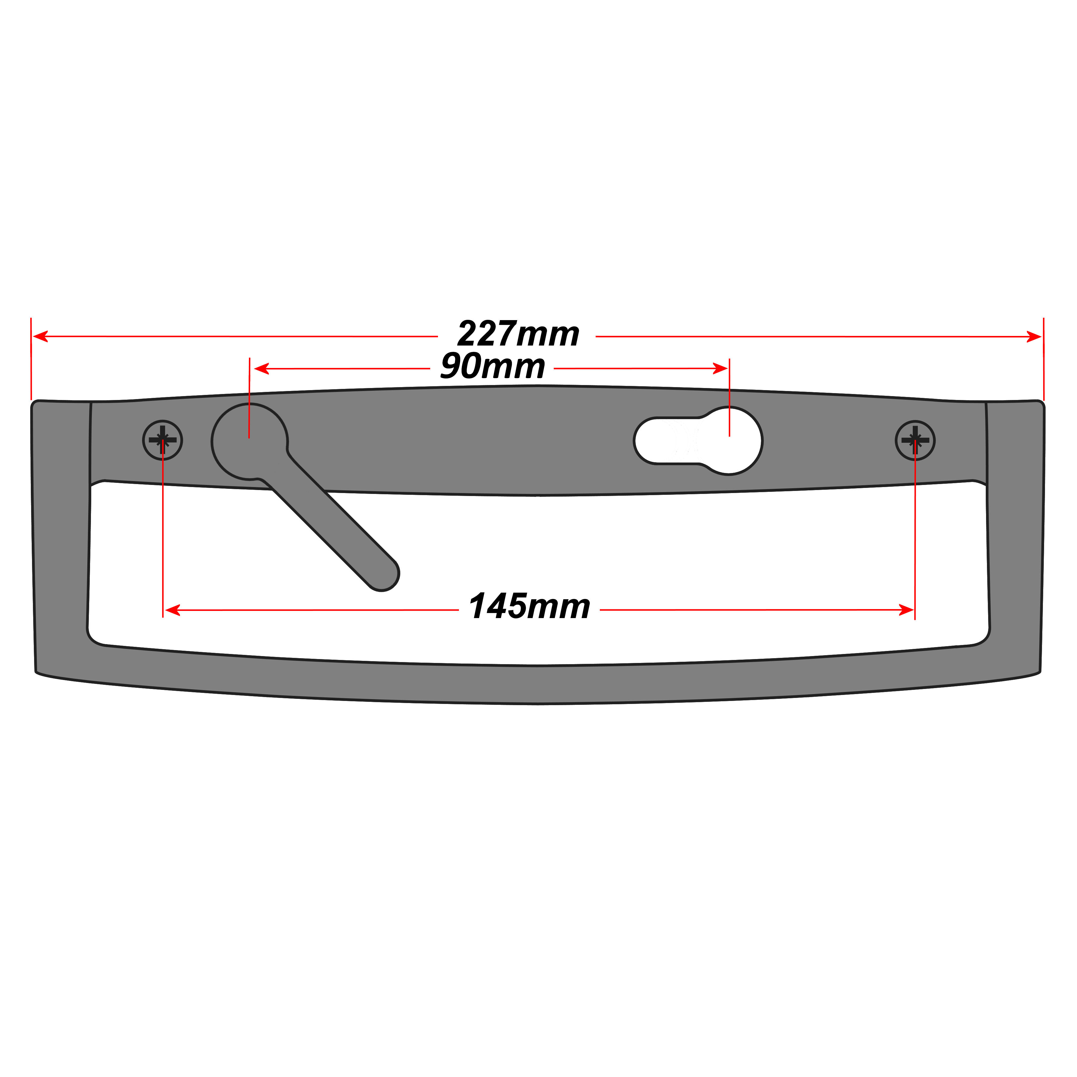 Upvc Sliding Patio Door Handle Fuhr 90pz 90mm D Shape Set Upvc Sliding Patio Door Handle Fuhr 90pz 90mm D Shape Set Pair