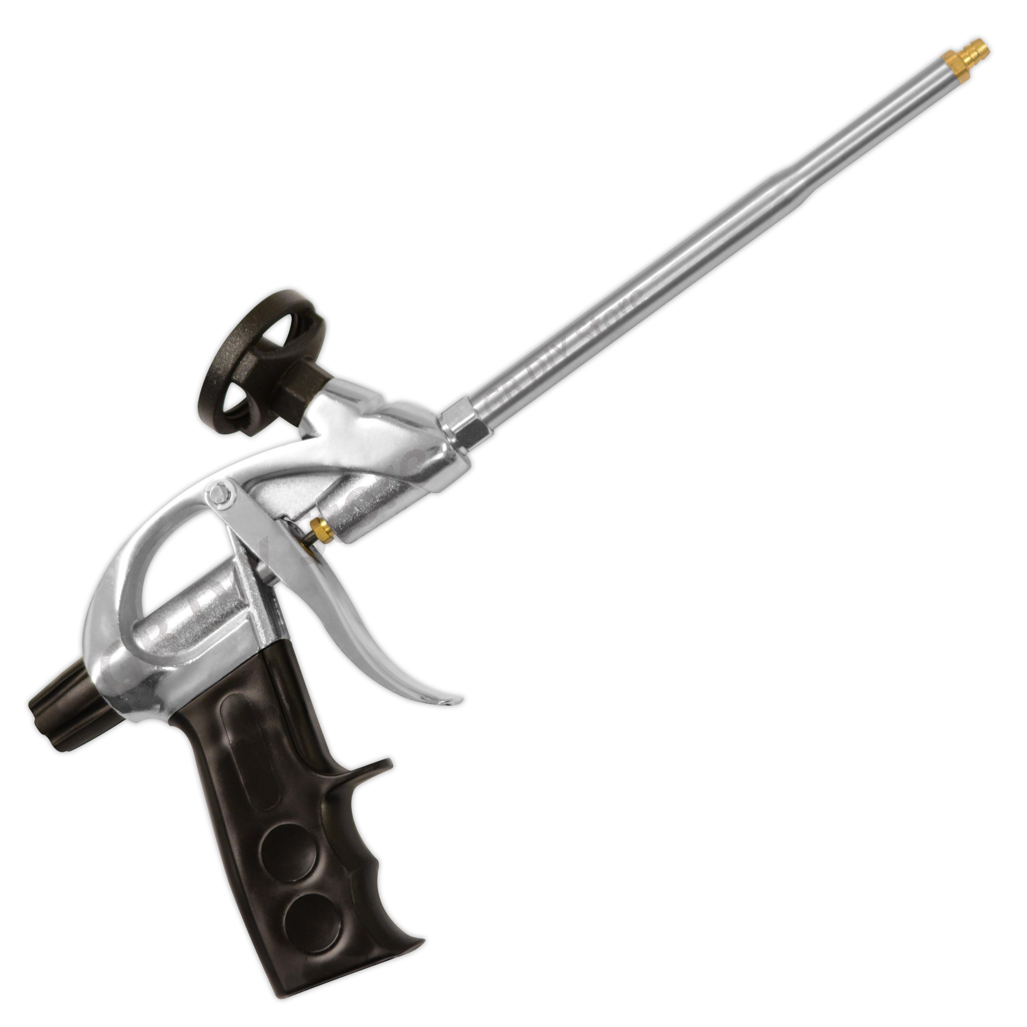 Professional PU Expanding Foam Gun Applicator Chrome Heavy Duty eBay