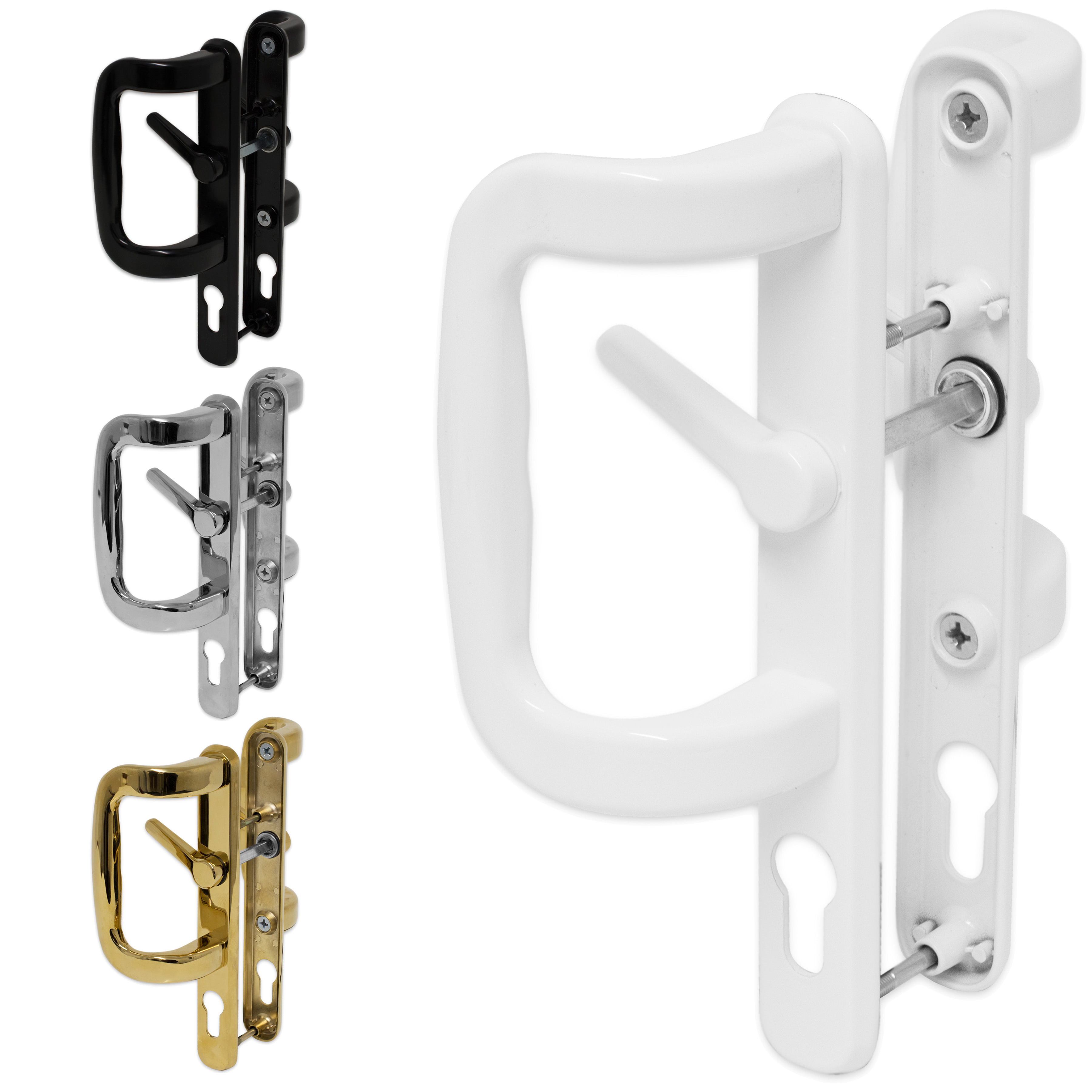 uPVC Sliding Patio Door Handle 92mm Inline Sparta Lever Pair Set eBay