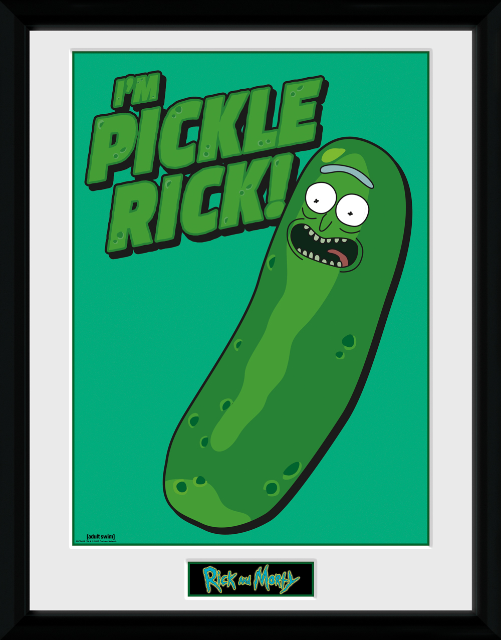 Rick and Morty Ship Framed Collector Print 30x40cm12x16
