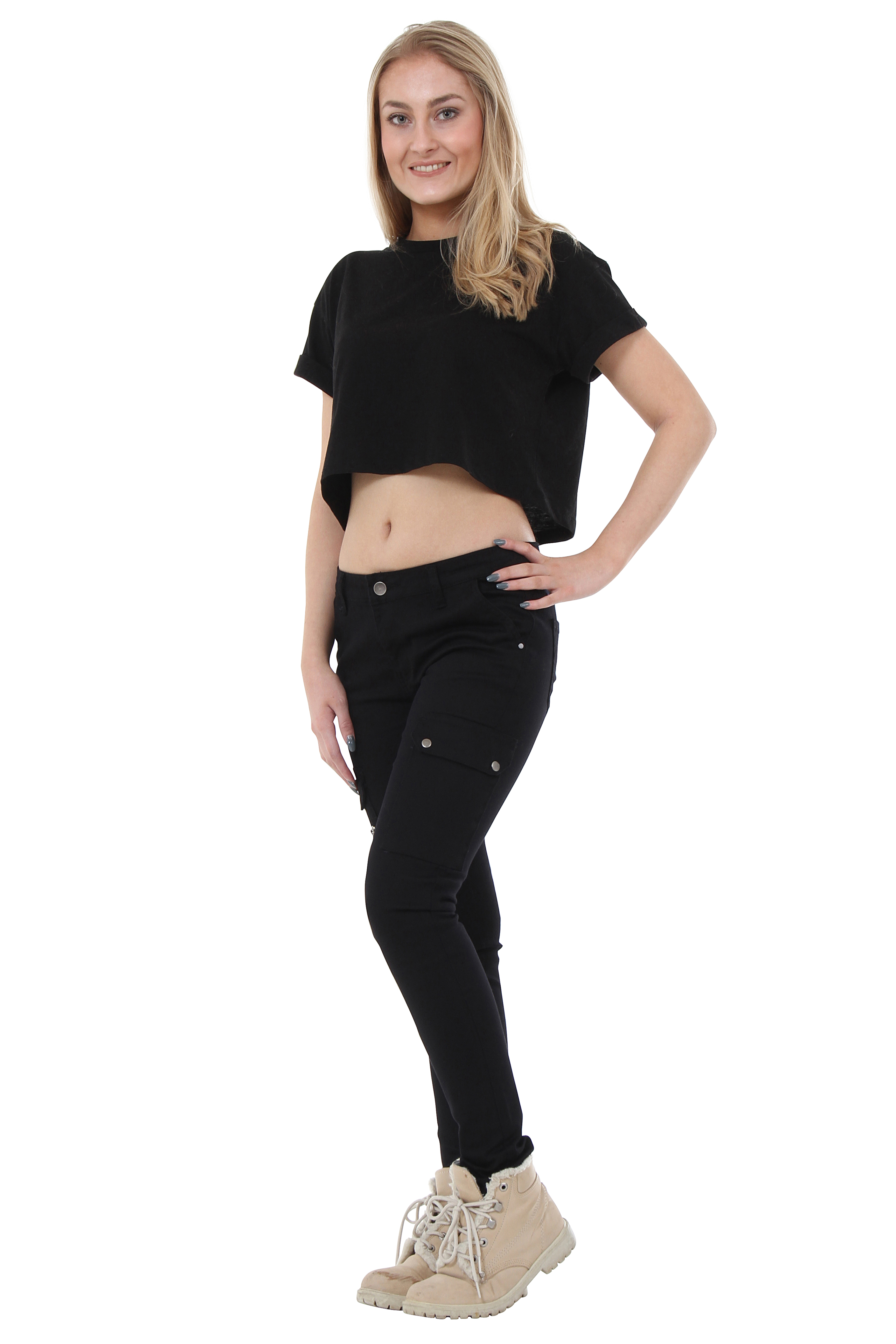 Items in search results For a silhouette that will turn heads, opt for a pair of women's slim leg trousers. Tailored high waisted or cropped skinny trousers will see you from the office to the weekend, while a bright colour, print or striped style is essential for amping up your everyday street looks.