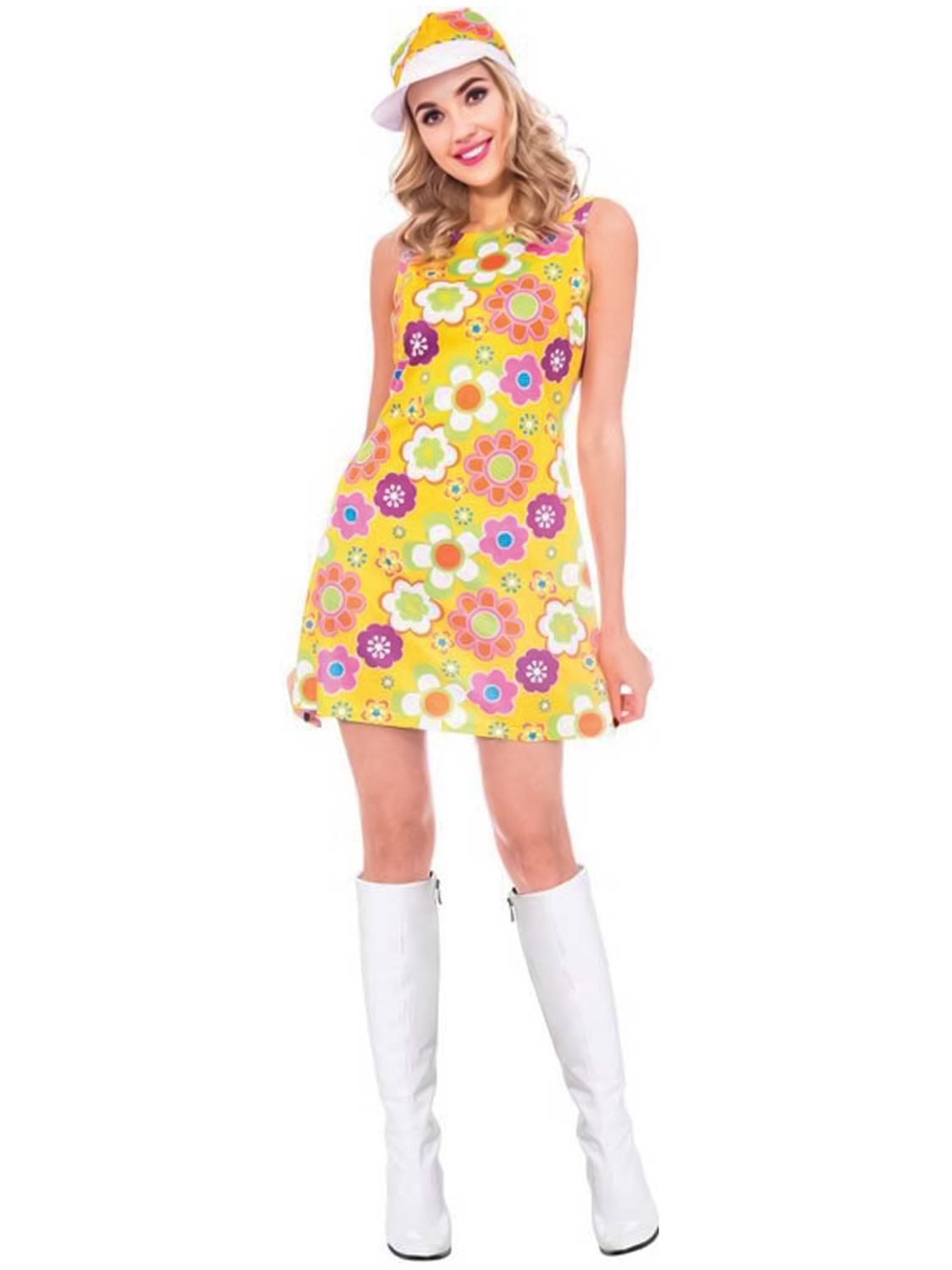 Mens Ladies 60s 70s Costume Fancy Dress 