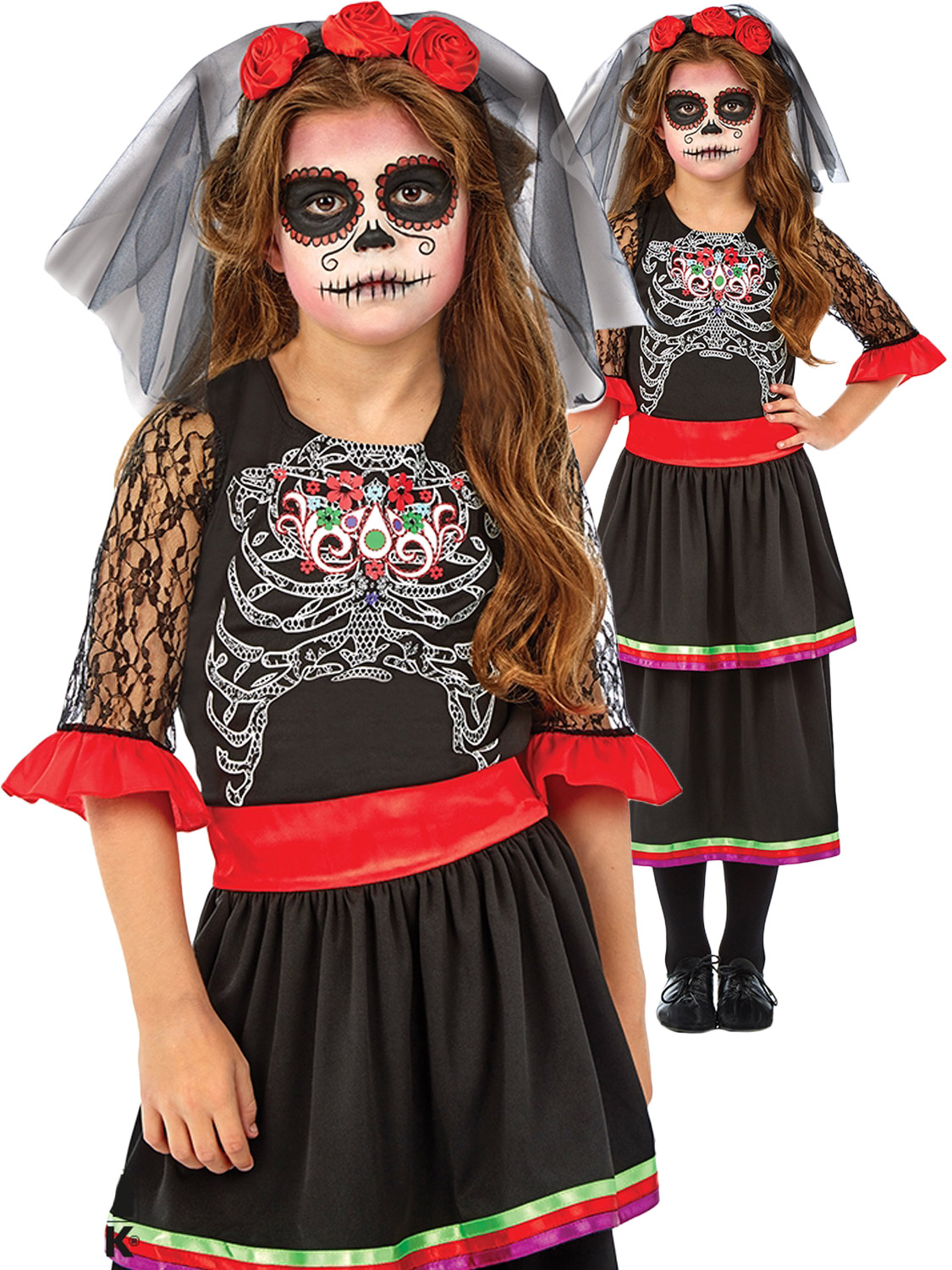childs day of the dead costume