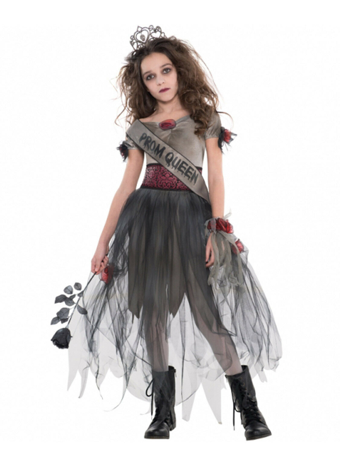 Girls Teen Zombie Prom Queen  Costume Age 12 13 14 