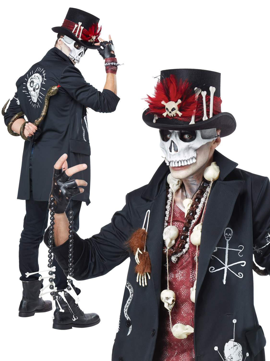 Мужские костюмы California Costumes ✓ Mens Ladies Voodoo Man Dude Costume W...