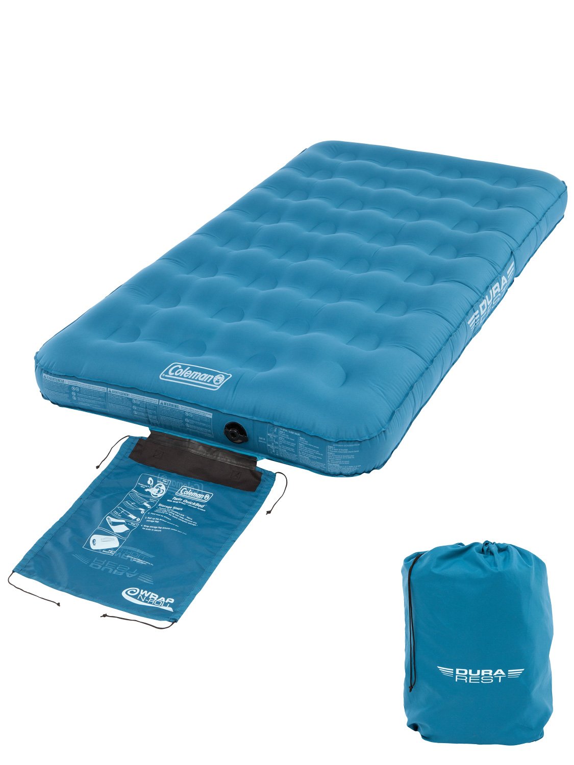 COLEMAN DURAREST AIRBED Single Double Raised Inflatable Bed Mattress