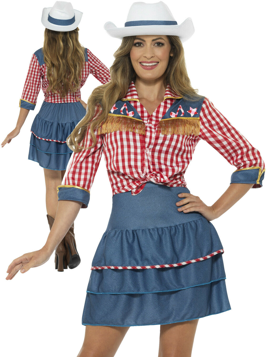 Ladies Cowgirl Costume Adult Rodeo Doll 