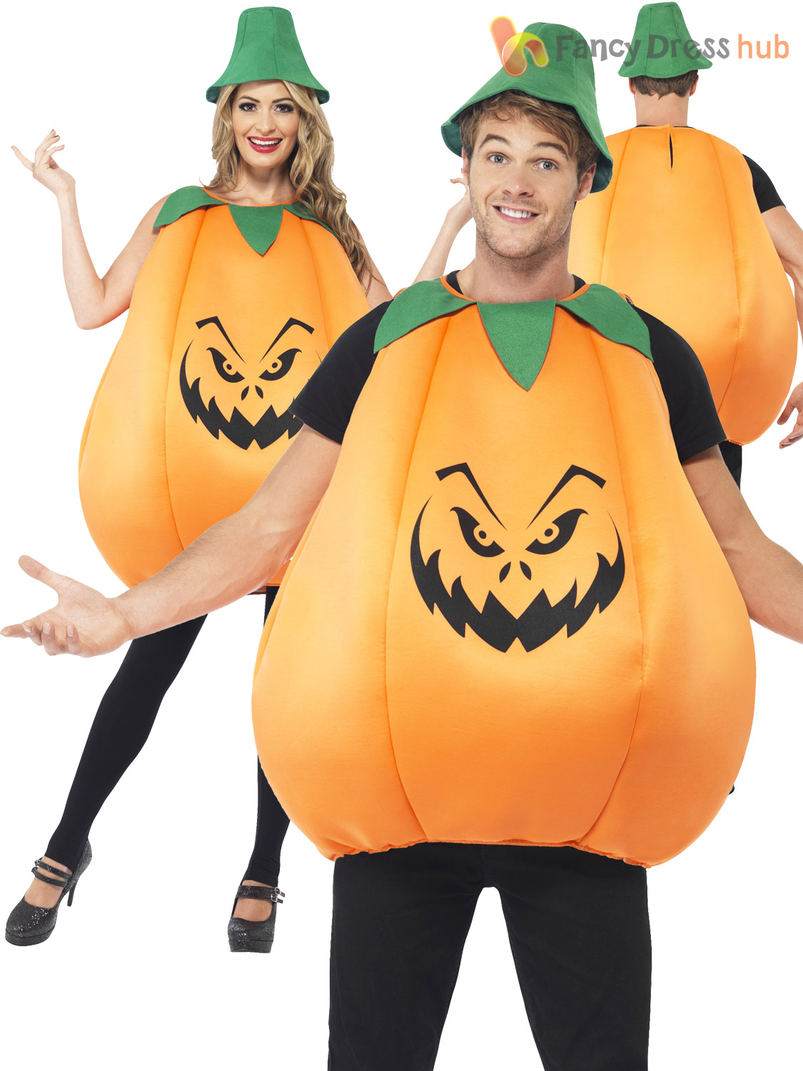 female pumpkin costume