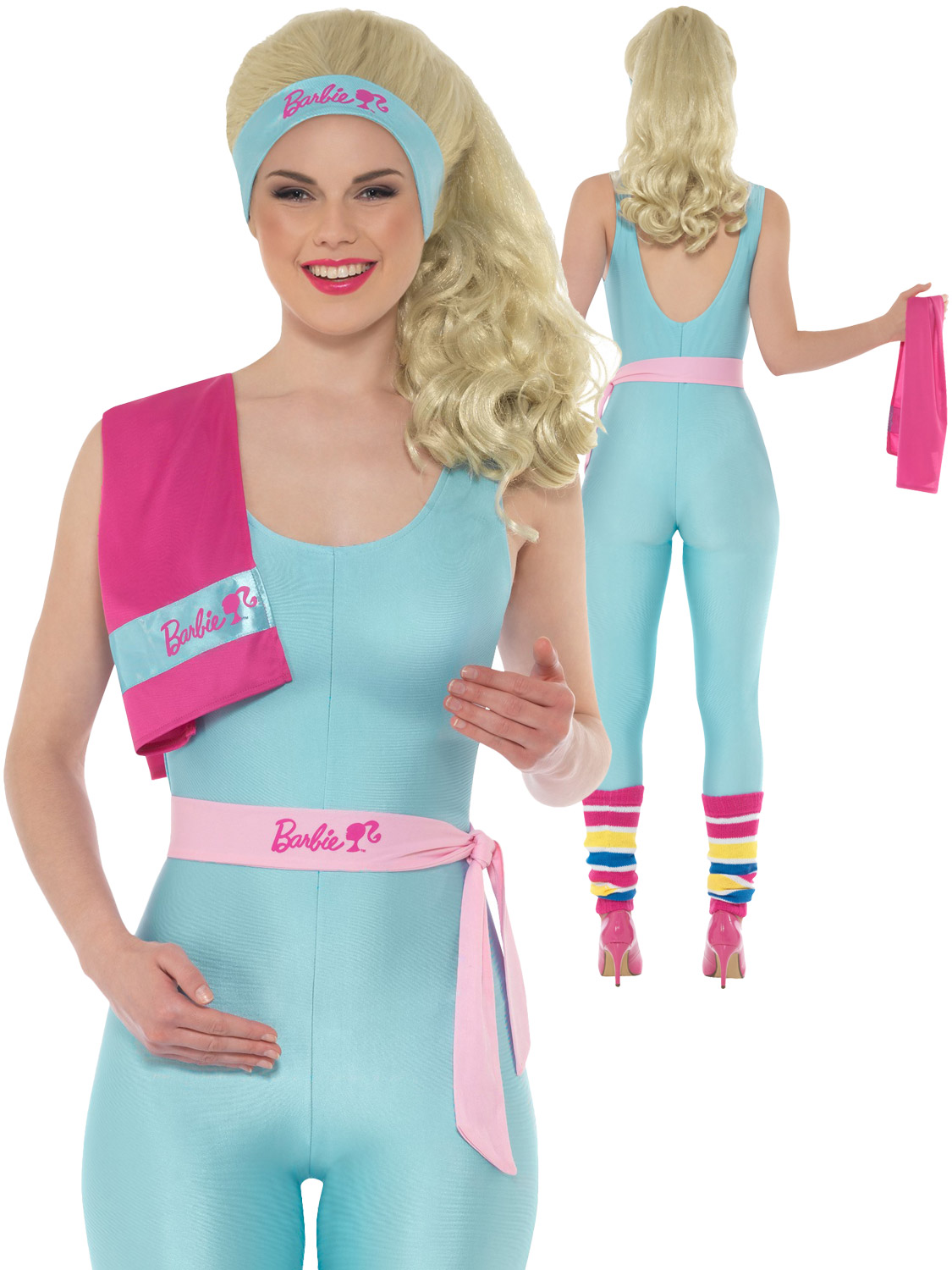 Ladies Barbie Costume Mens Safari Ken Fancy Dress Adult Novelty Toy ...