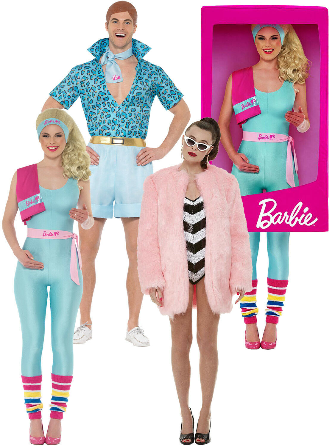 Ladies Barbie Costume Mens Safari Ken Fancy Dress Adult Novelty Toy Women Outfit Ebay