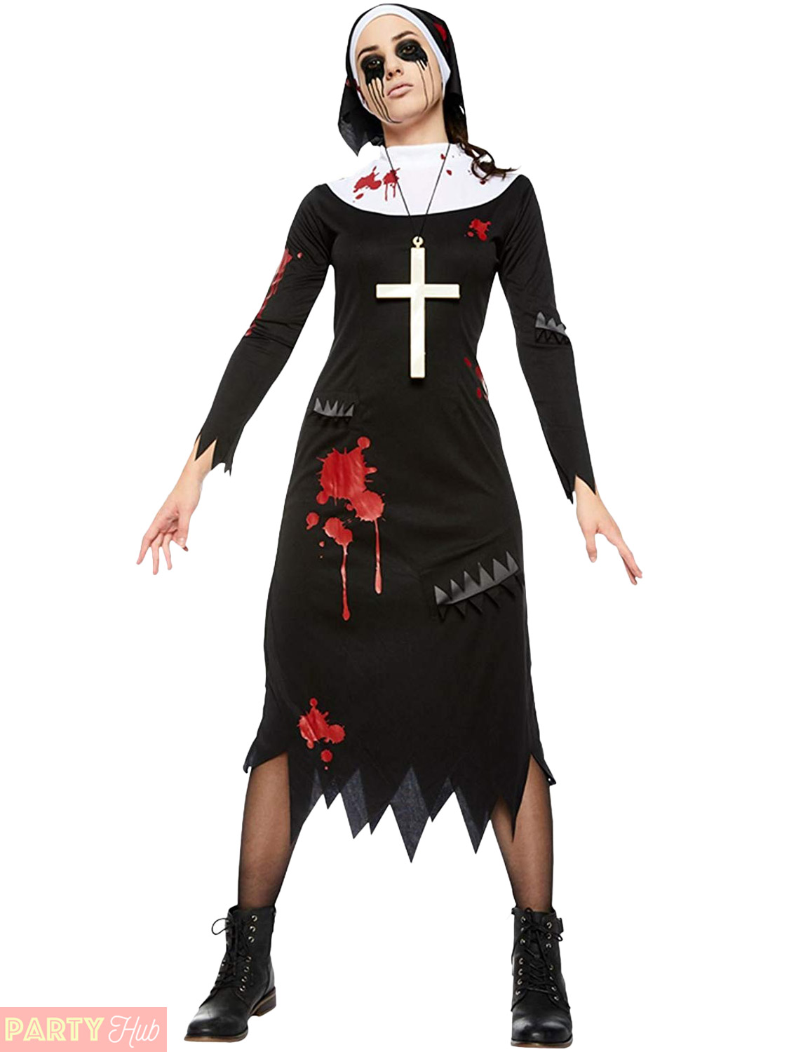 Nun mieux Femme Adulte Religieux Costume Halloween