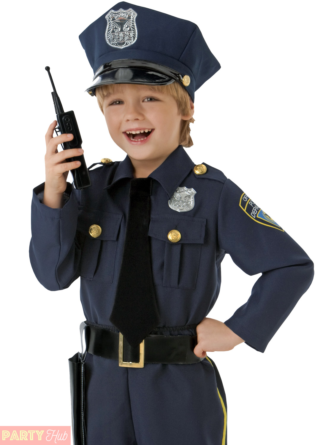 Ребенок в костюме милиционера