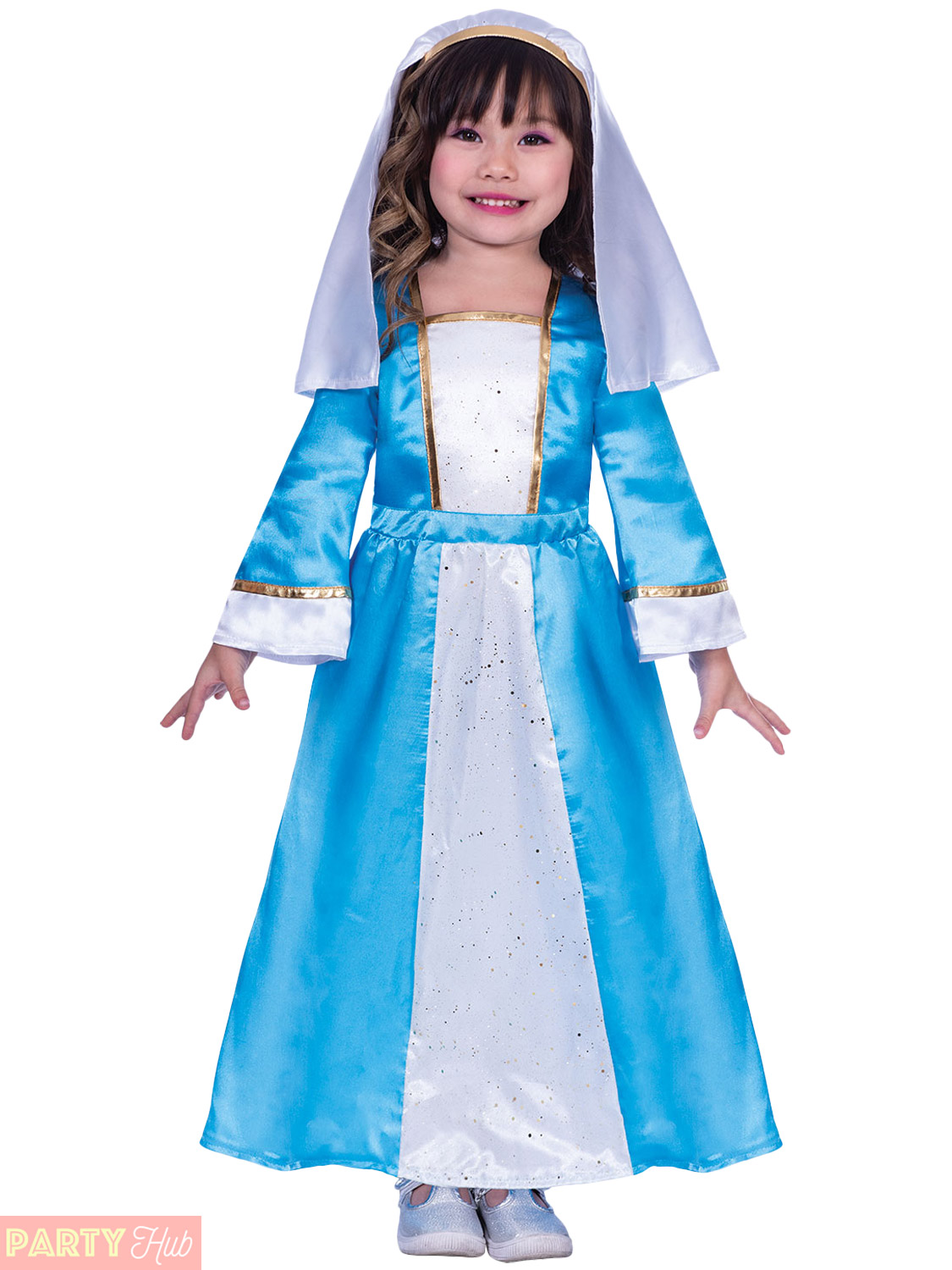NATIVITY MARY COSTUME FANCY DRESS OUTFIT 