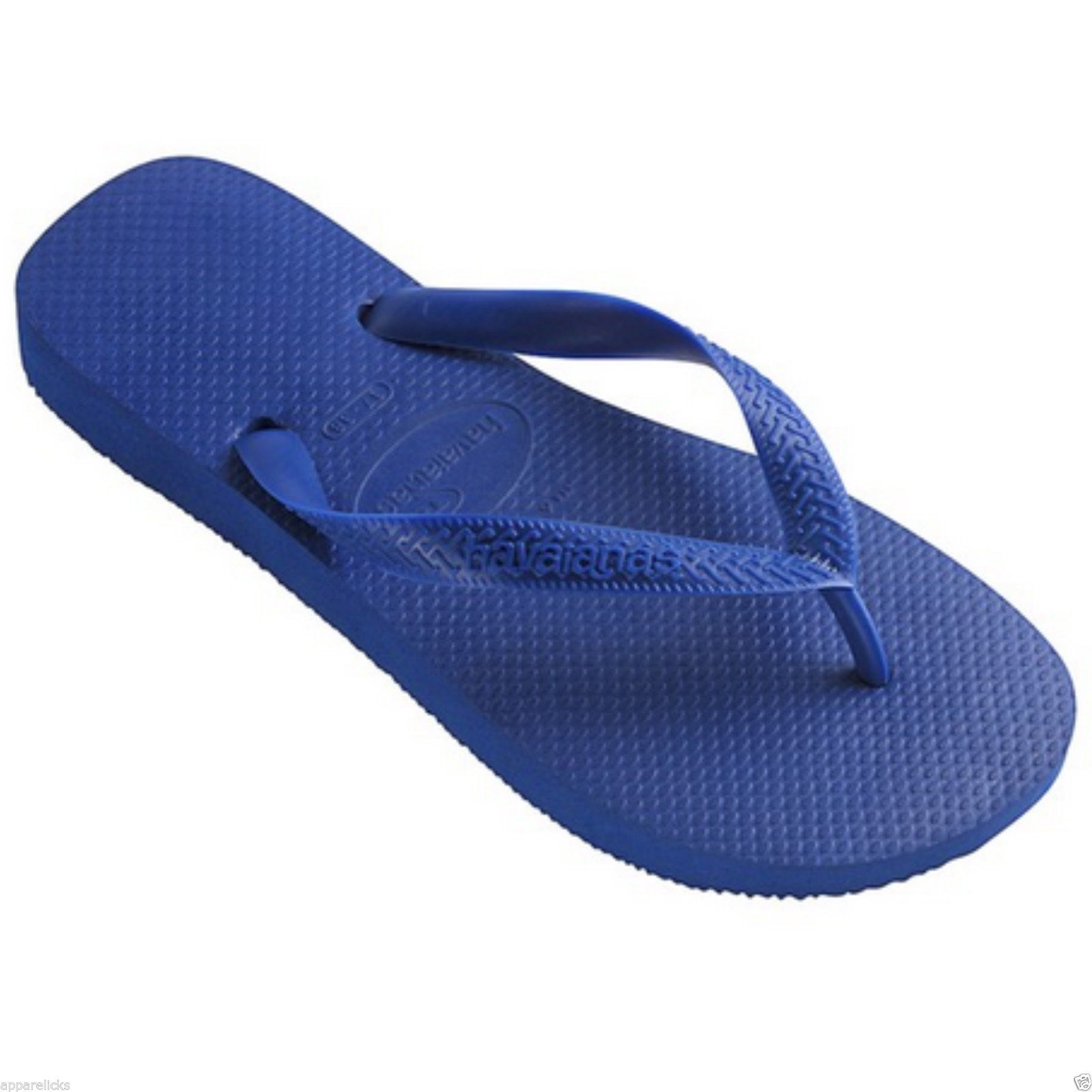 cobalt blue flip flops