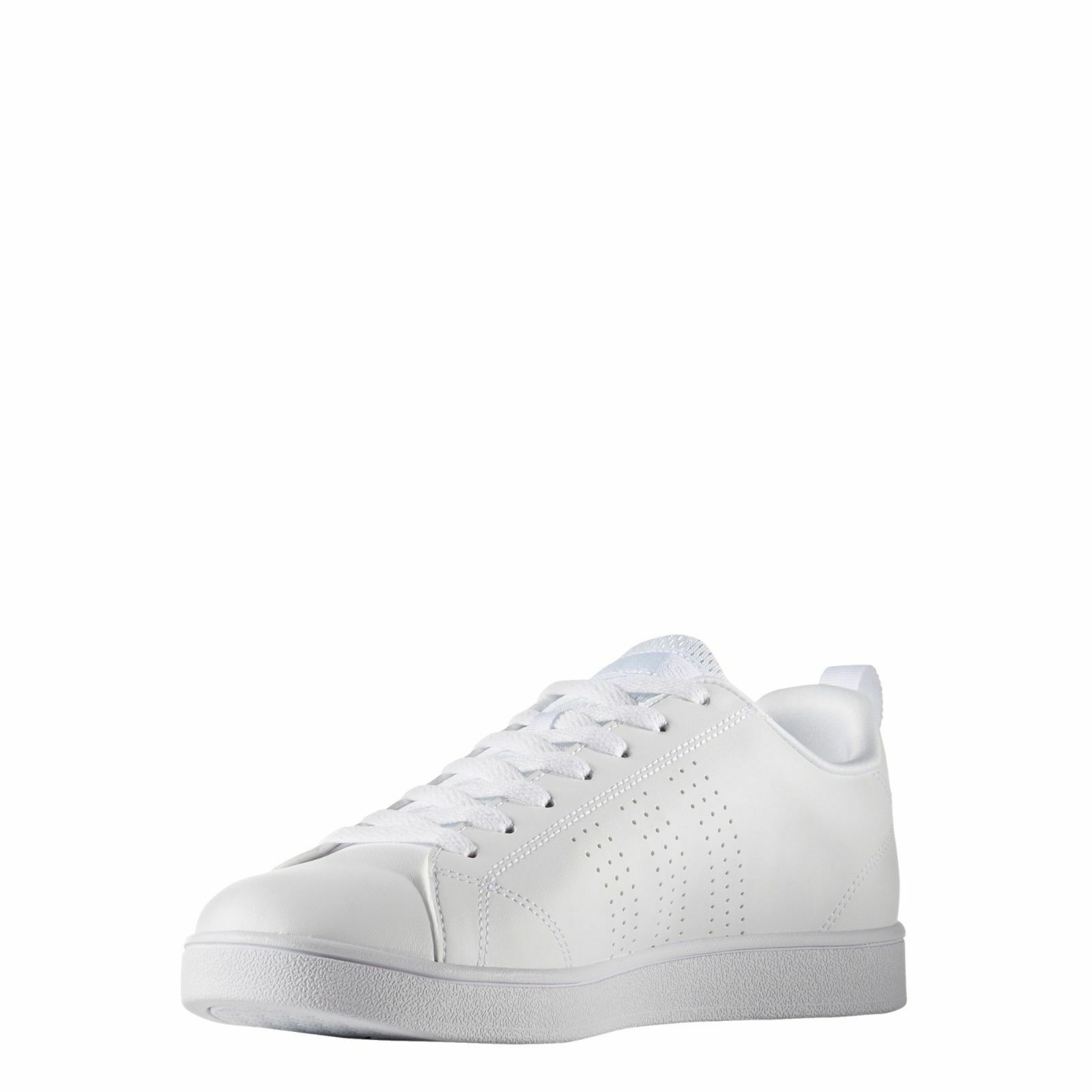 Adidas Men's Advantage Clean Leather Trainers White B74685 ...