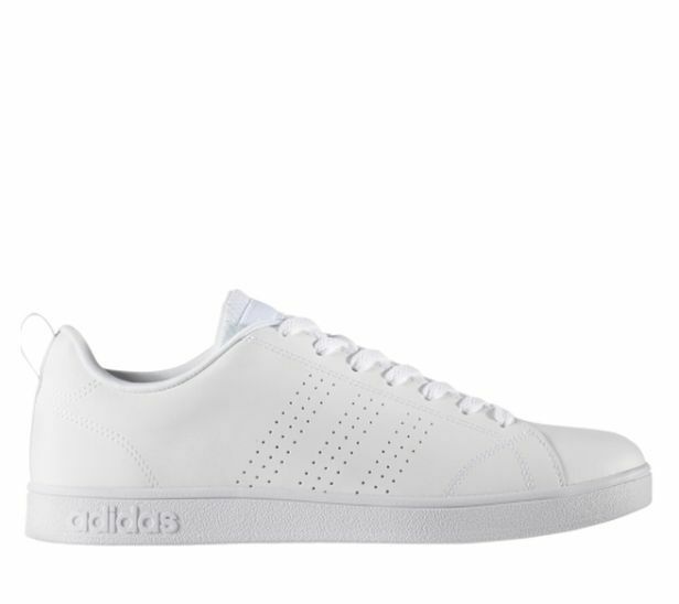 Adidas Men's Advantage Clean Leather Trainers White B74685 3 Stripes Gym  Sport | eBay