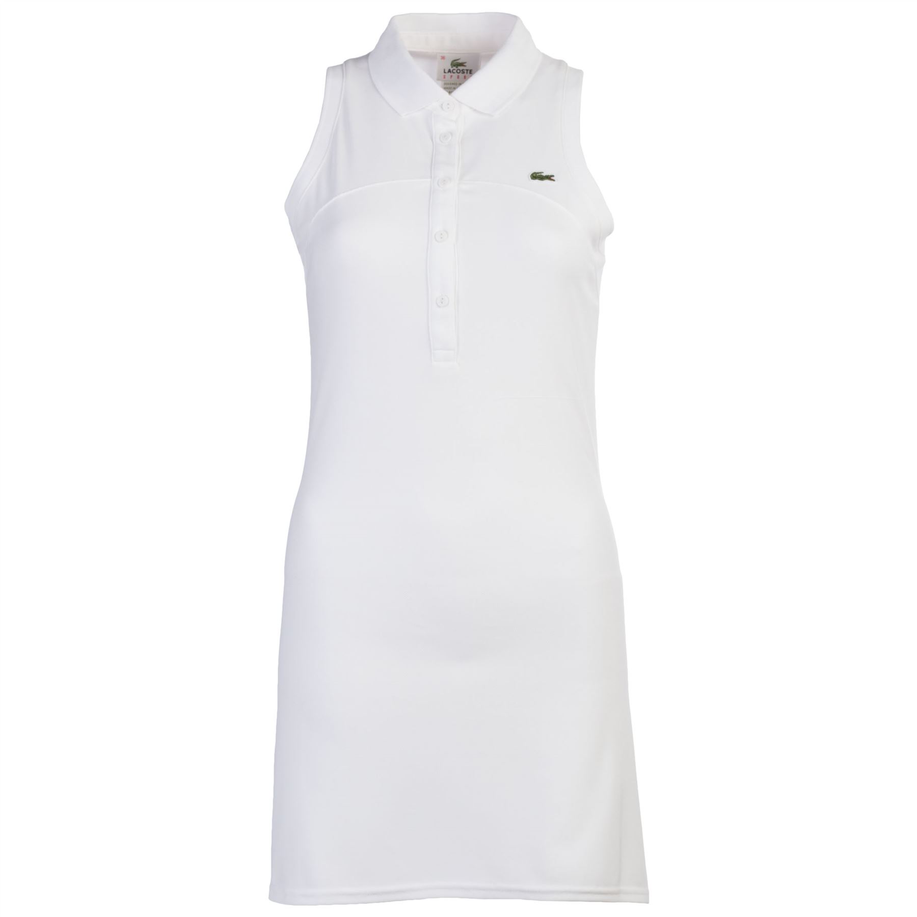 Lacoste Women S Sleeveless Polo Dress Running Gym Active Sports Lacoste Women 039 S Sleeveless Polo Dress Running